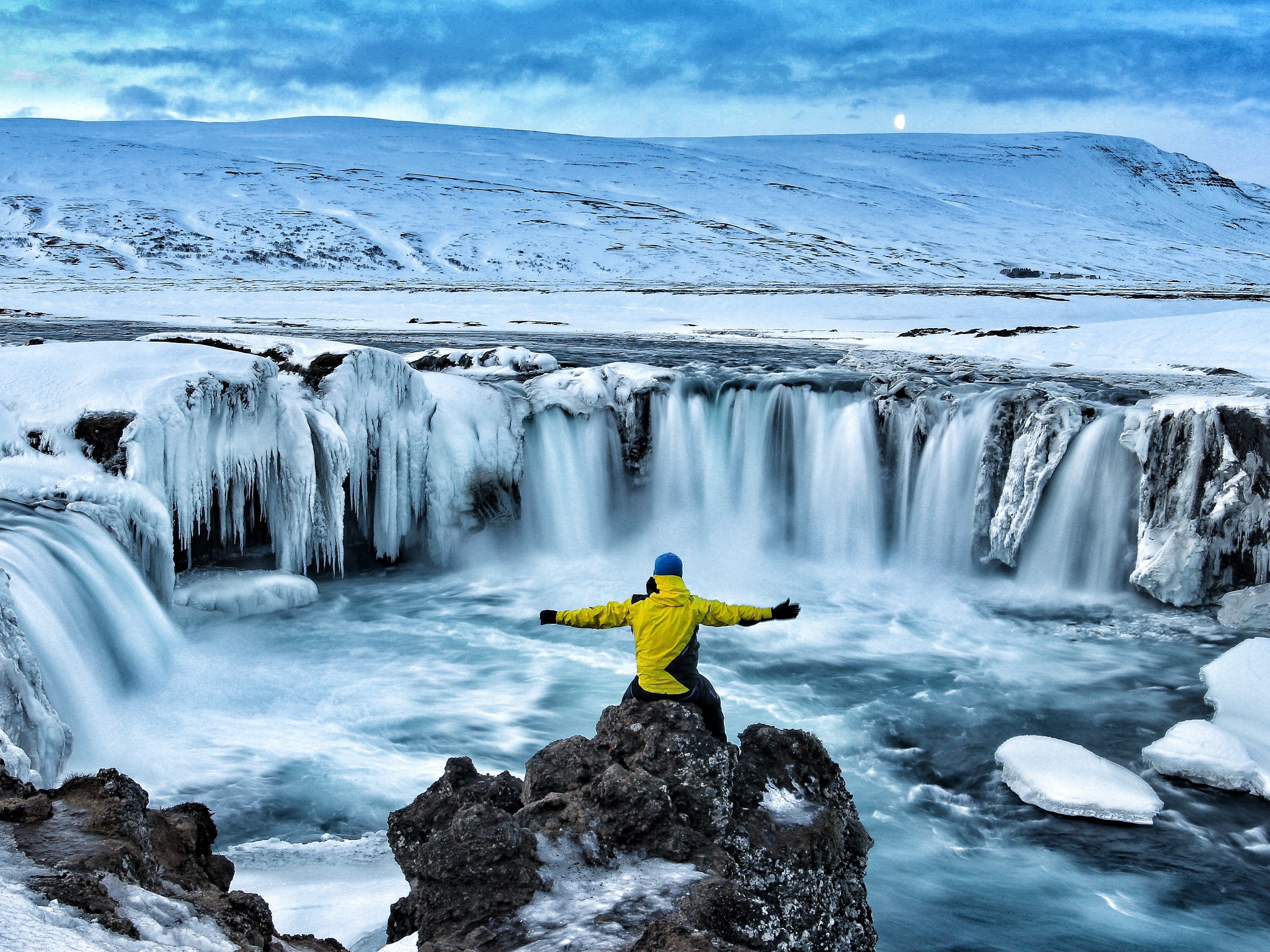 Godafoss waterval in de Diamond Circle, IJsland