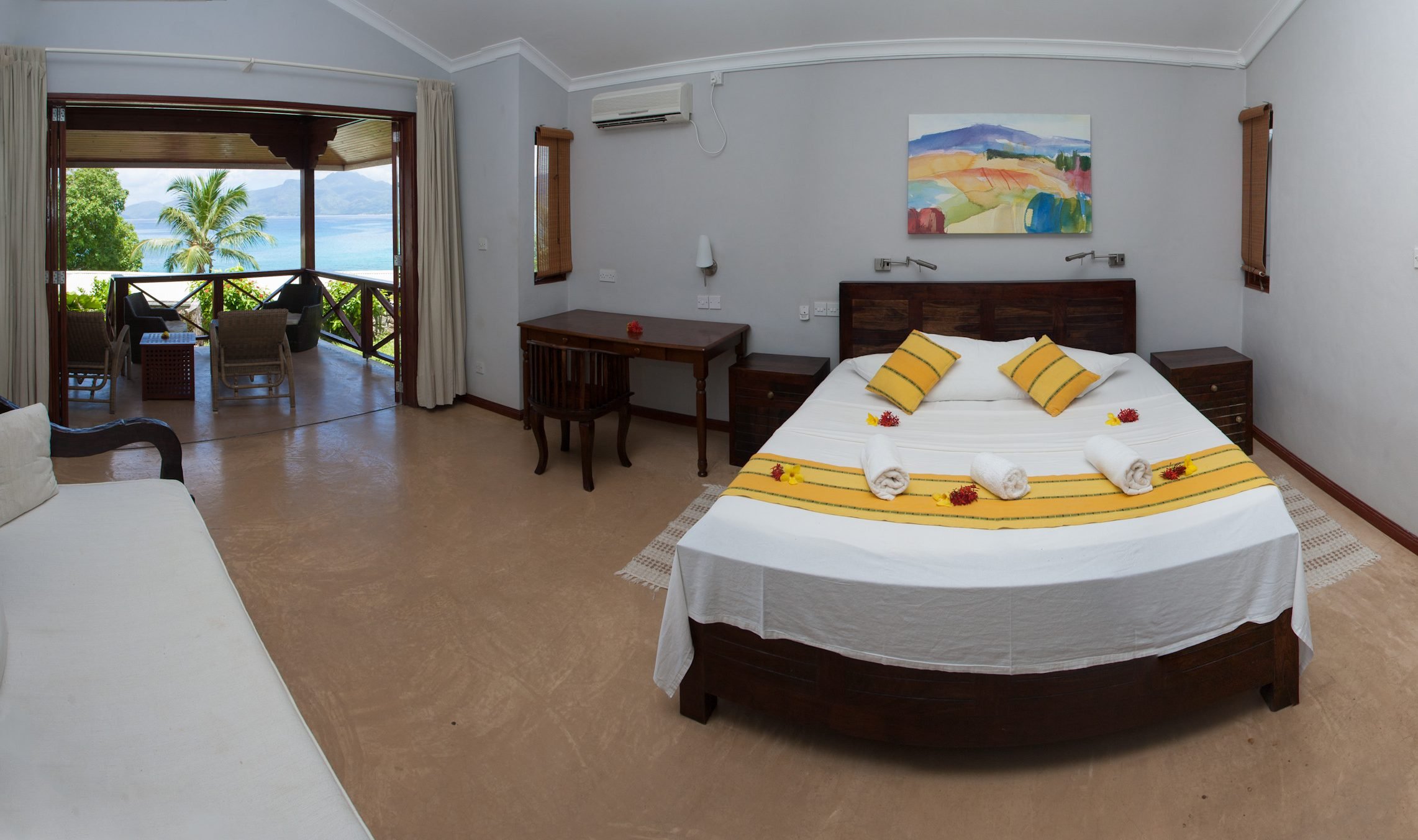 Premier kamer van het Anse Soleil Beachcomber resort op Mahé in de Seychellen