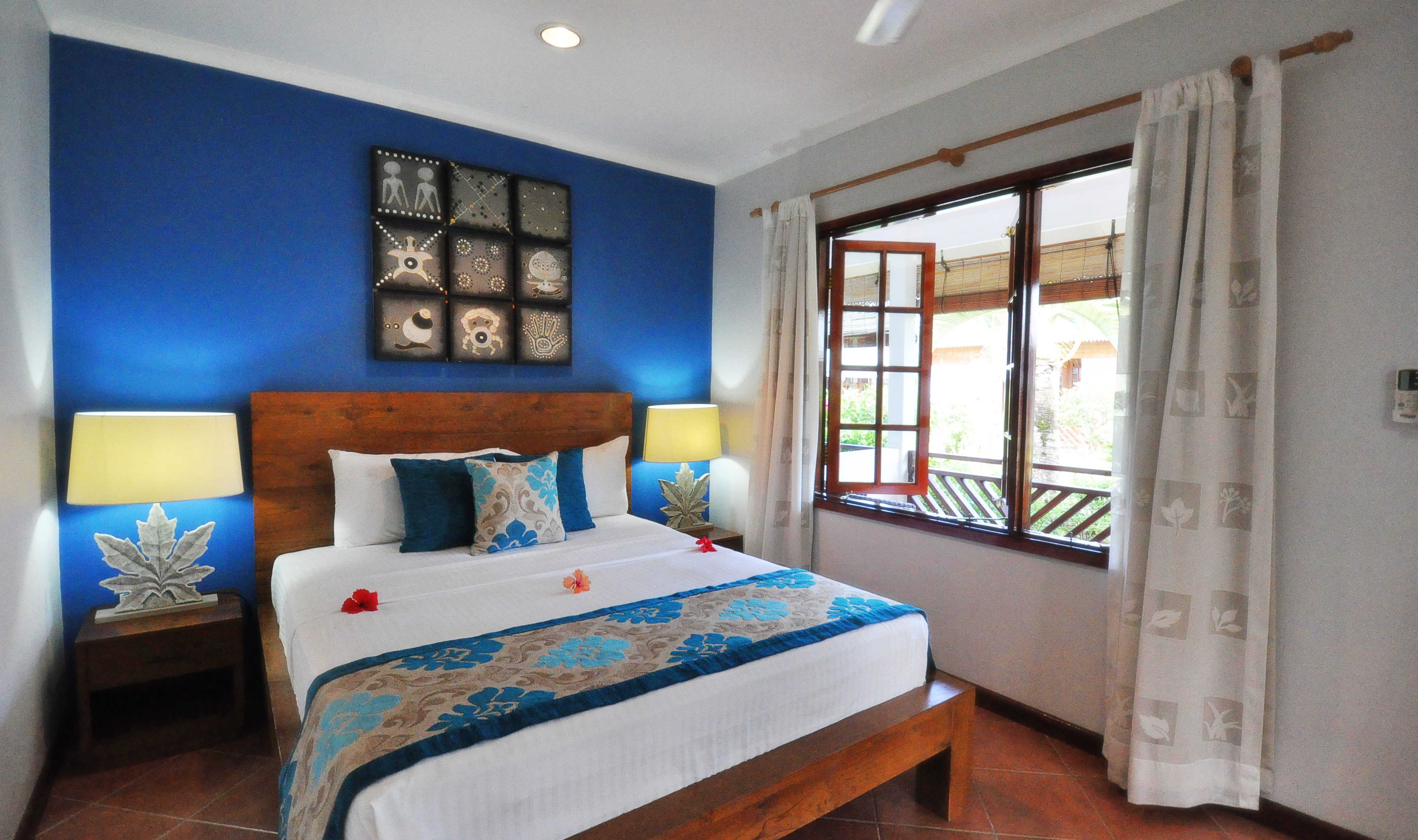 Superior kamer van Villas de Mer op Praslin in de Seychellen