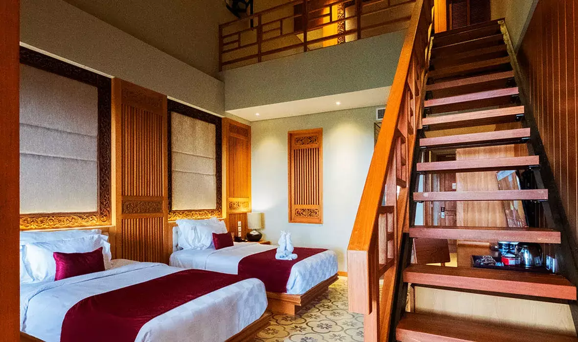 Duplex Family Suite in het Swarga Suites Bali Berawa in Canggu