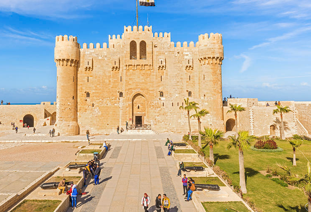 Citadel van Qaitbay in Alexandrië in Egypte