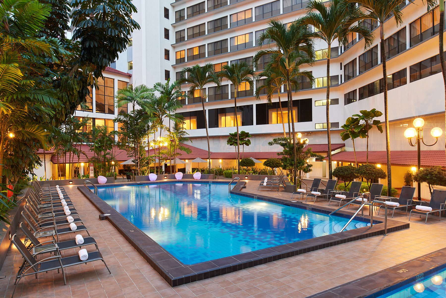 Singapore York Hotel Zwembad