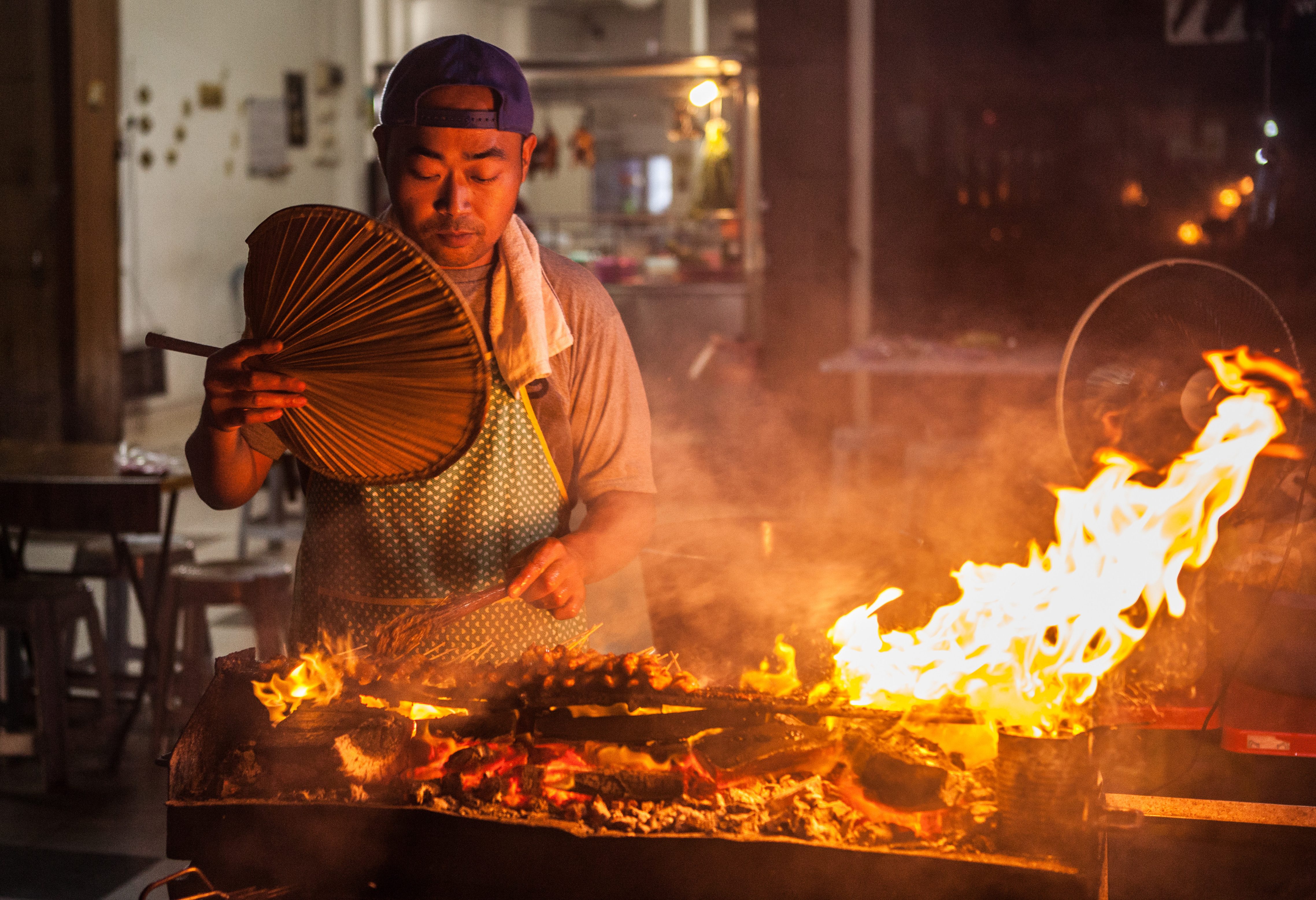 Streetfood in Kuala Lumpur in Maleisië
