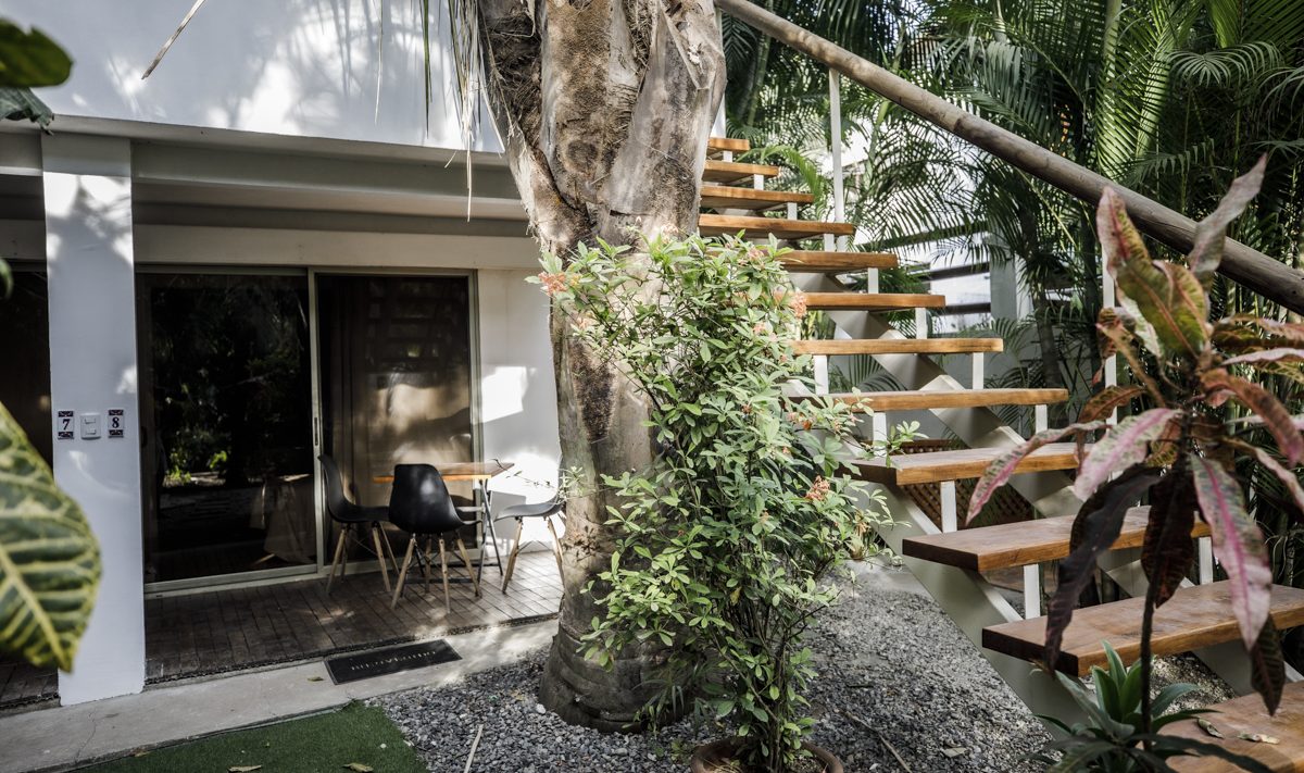 Costa Rica Santa Teresa Dreamcatcher Boutique Hotel Standaard Kamer Terras