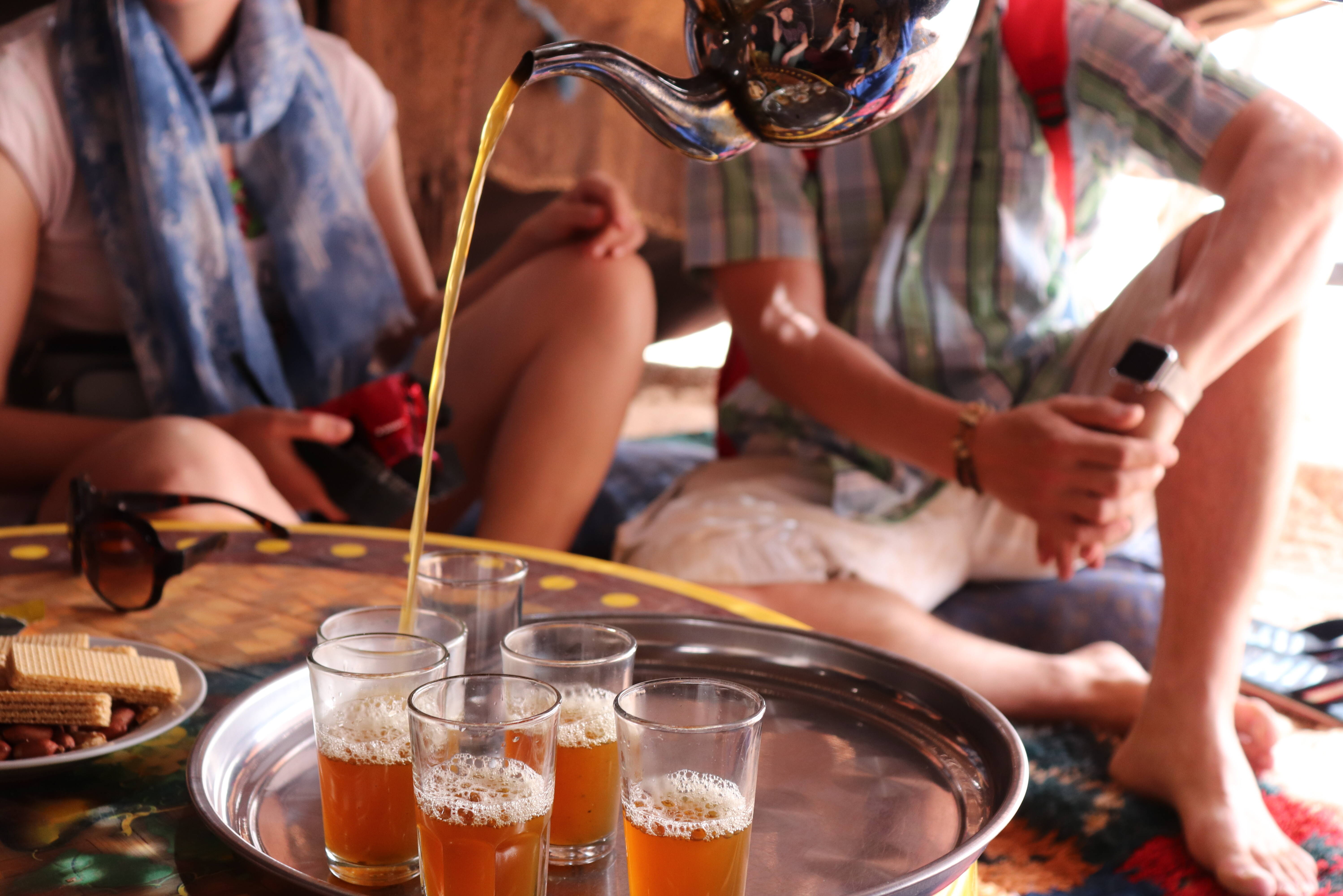 Thee na de ballonvaart