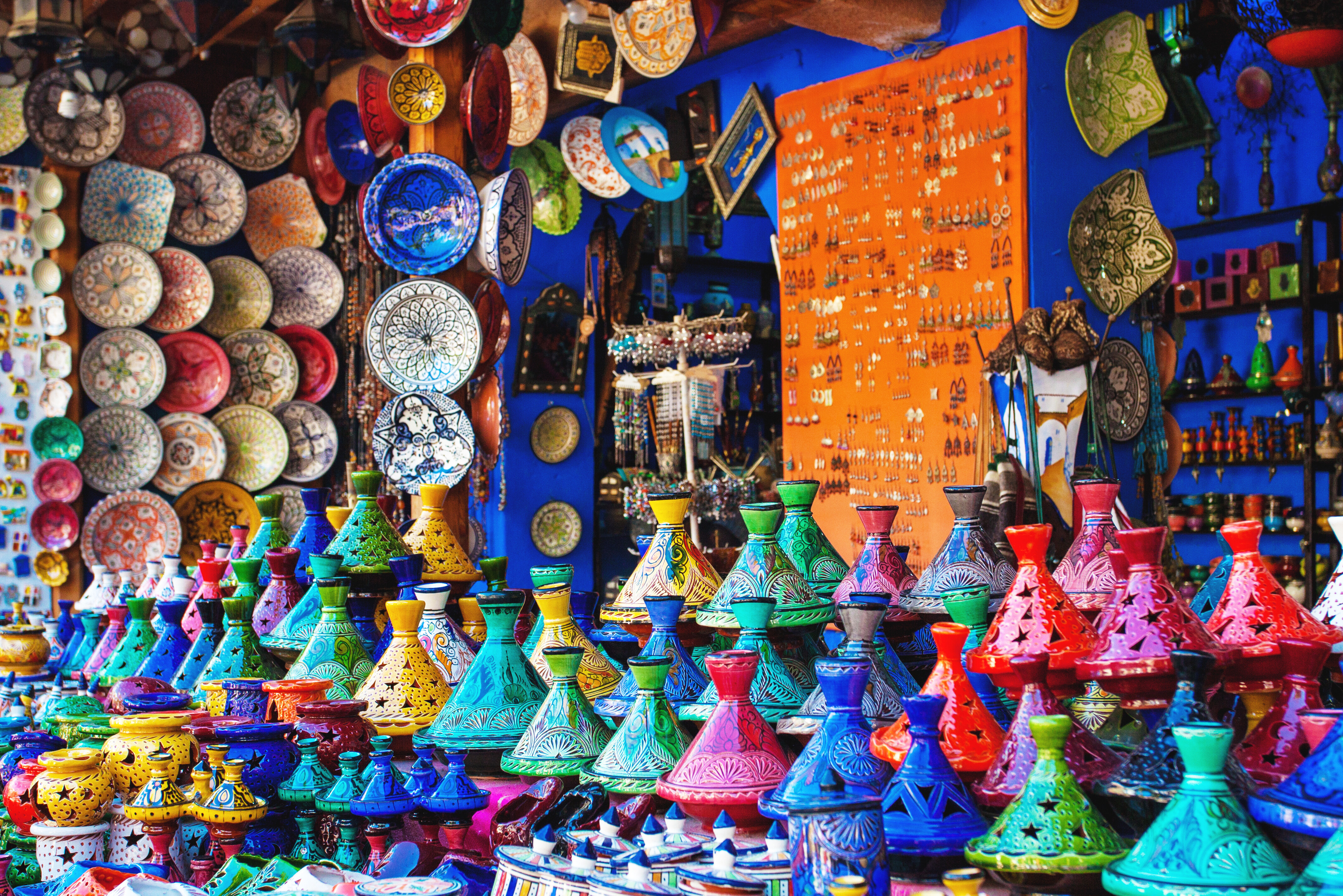 Souk van Marrakesh in Marokko