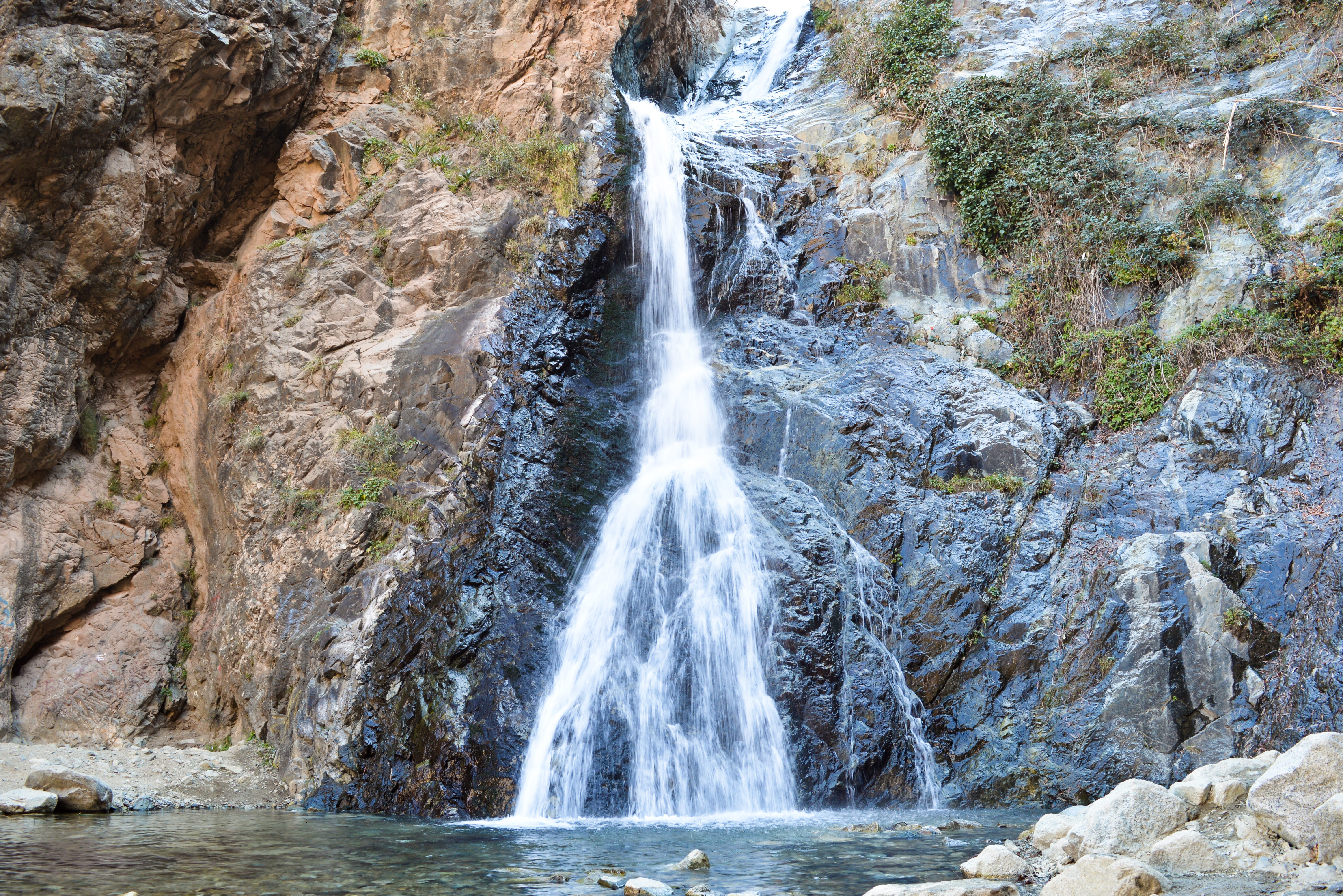 Marokko Ourika Vallei Waterval