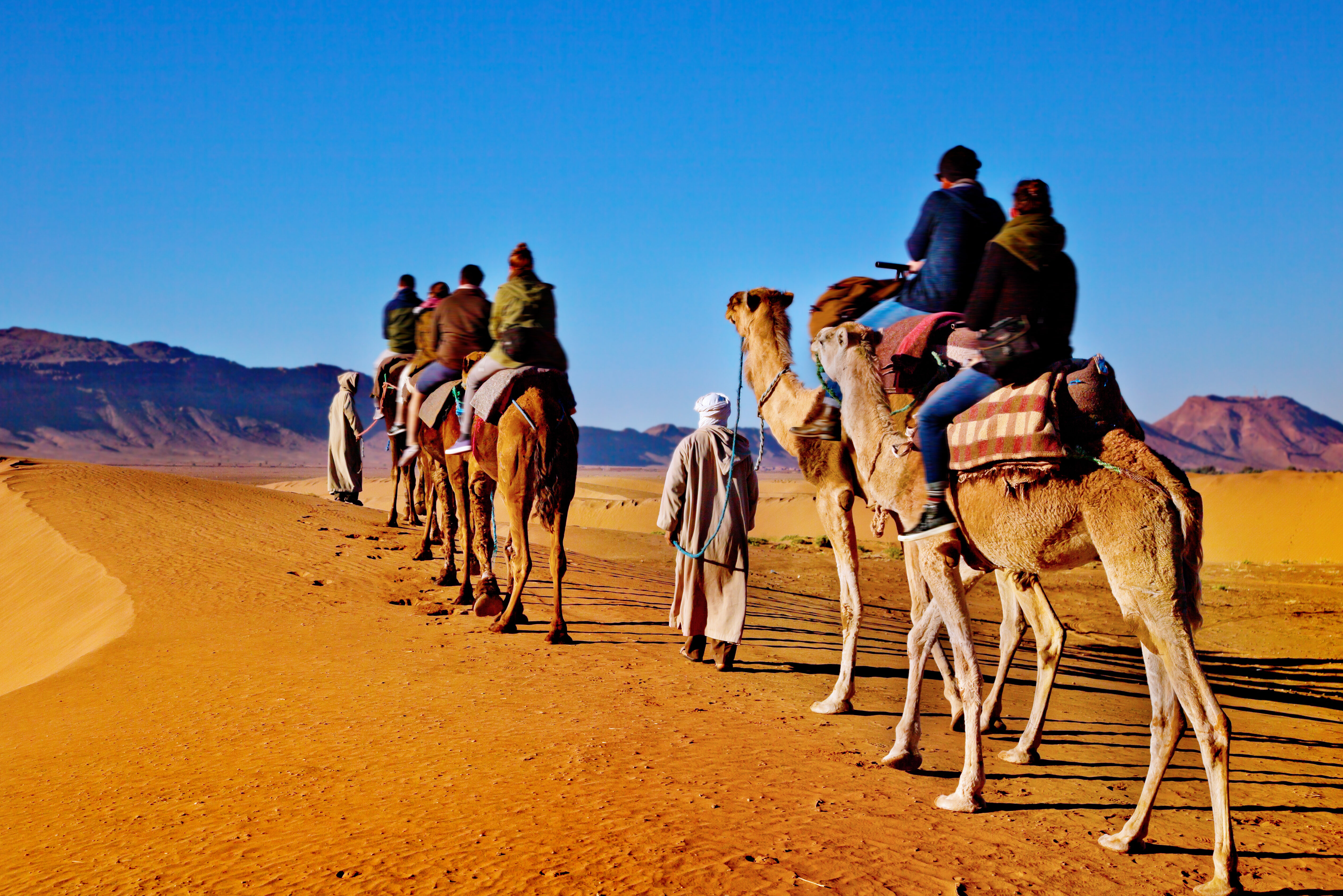 Merzuga, Woestijn in Marokko