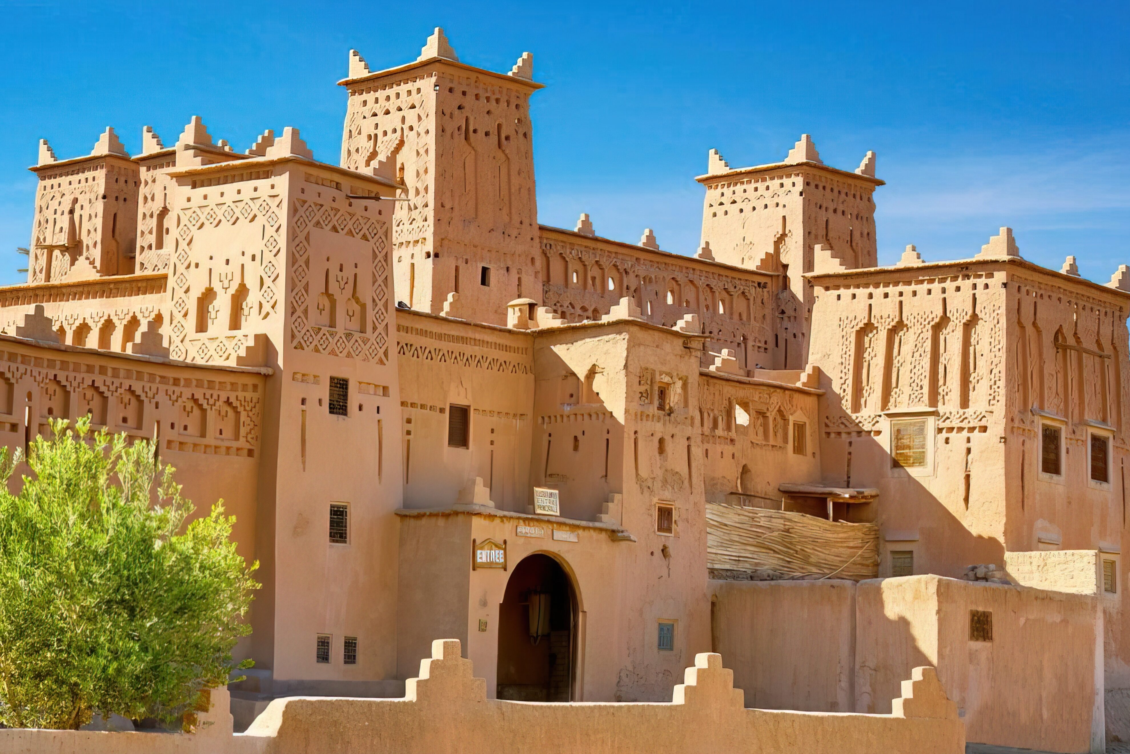 De kasbah van Ait-Benhaddou, Marokko