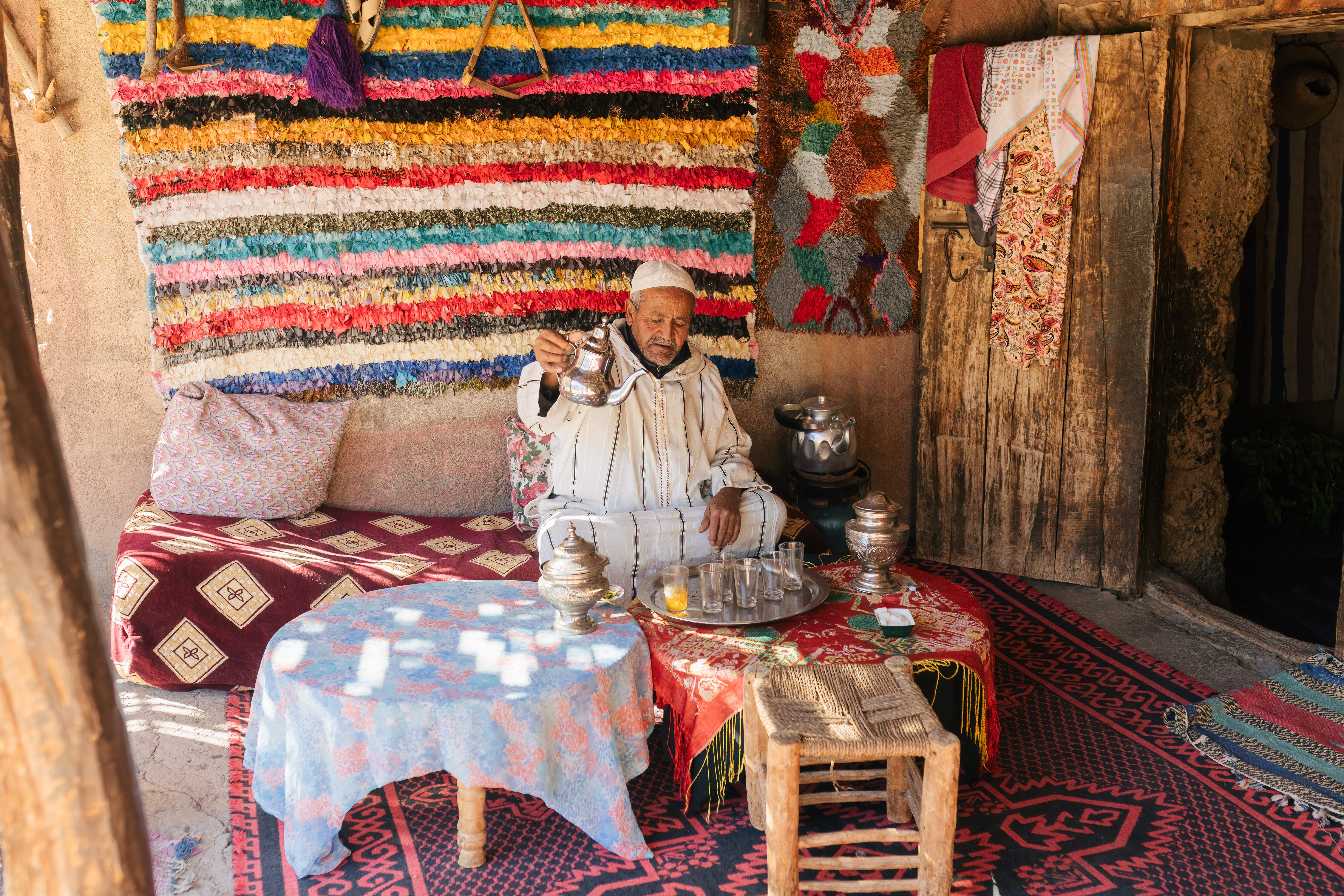 Thee drinken in Marokko