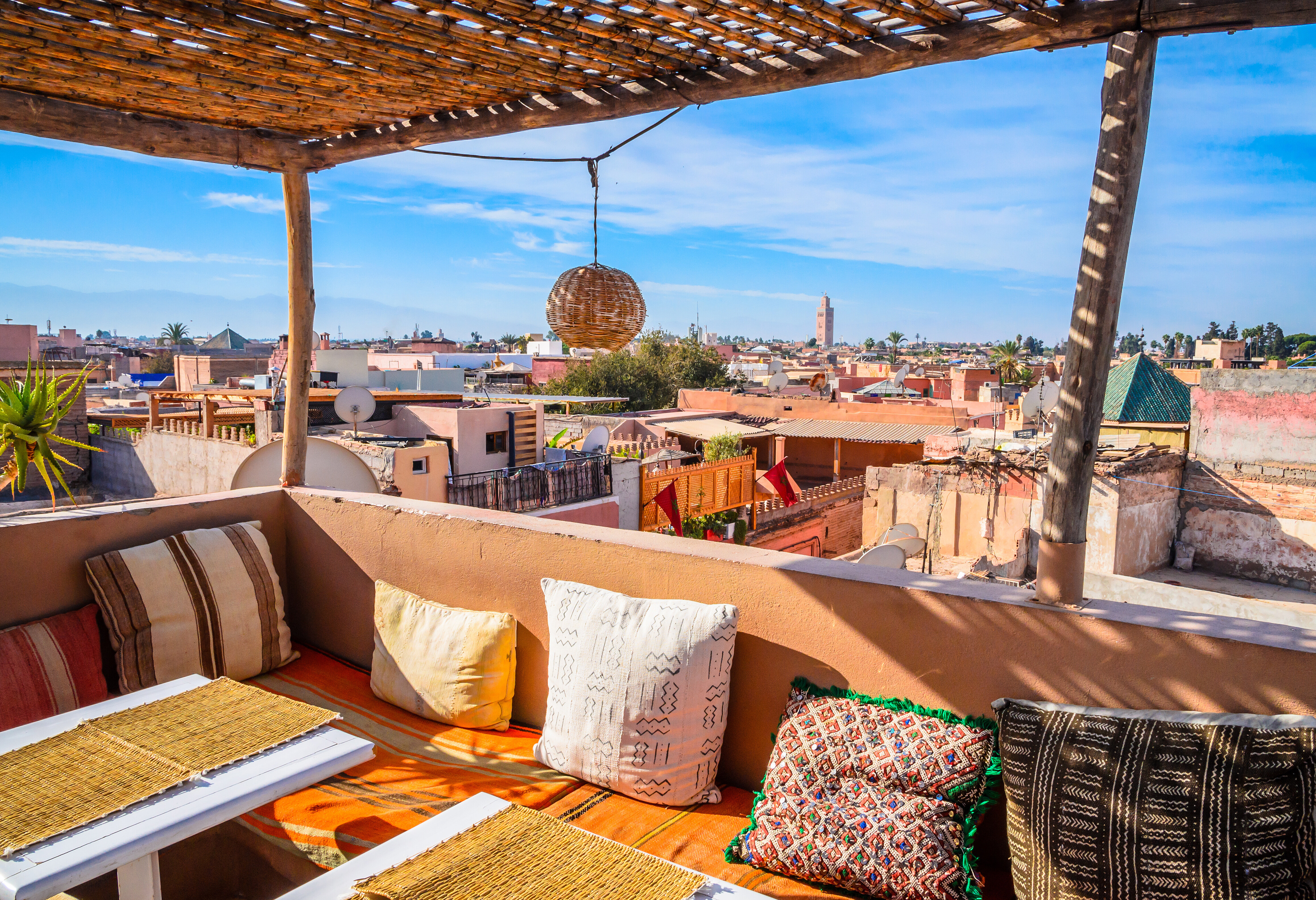 Rooftop in Marrakesh, Marokko