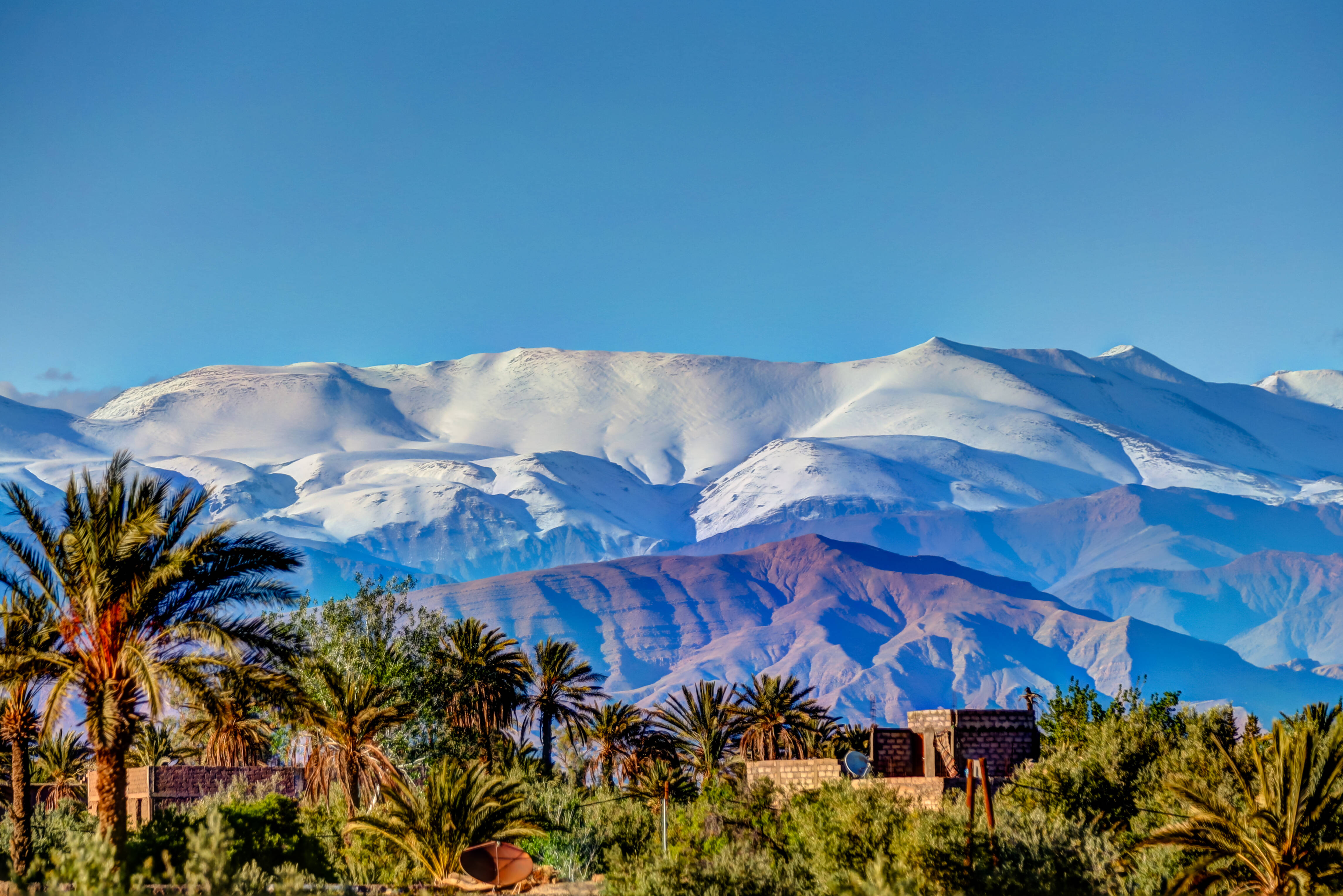 Atlas gebergte in Marokko