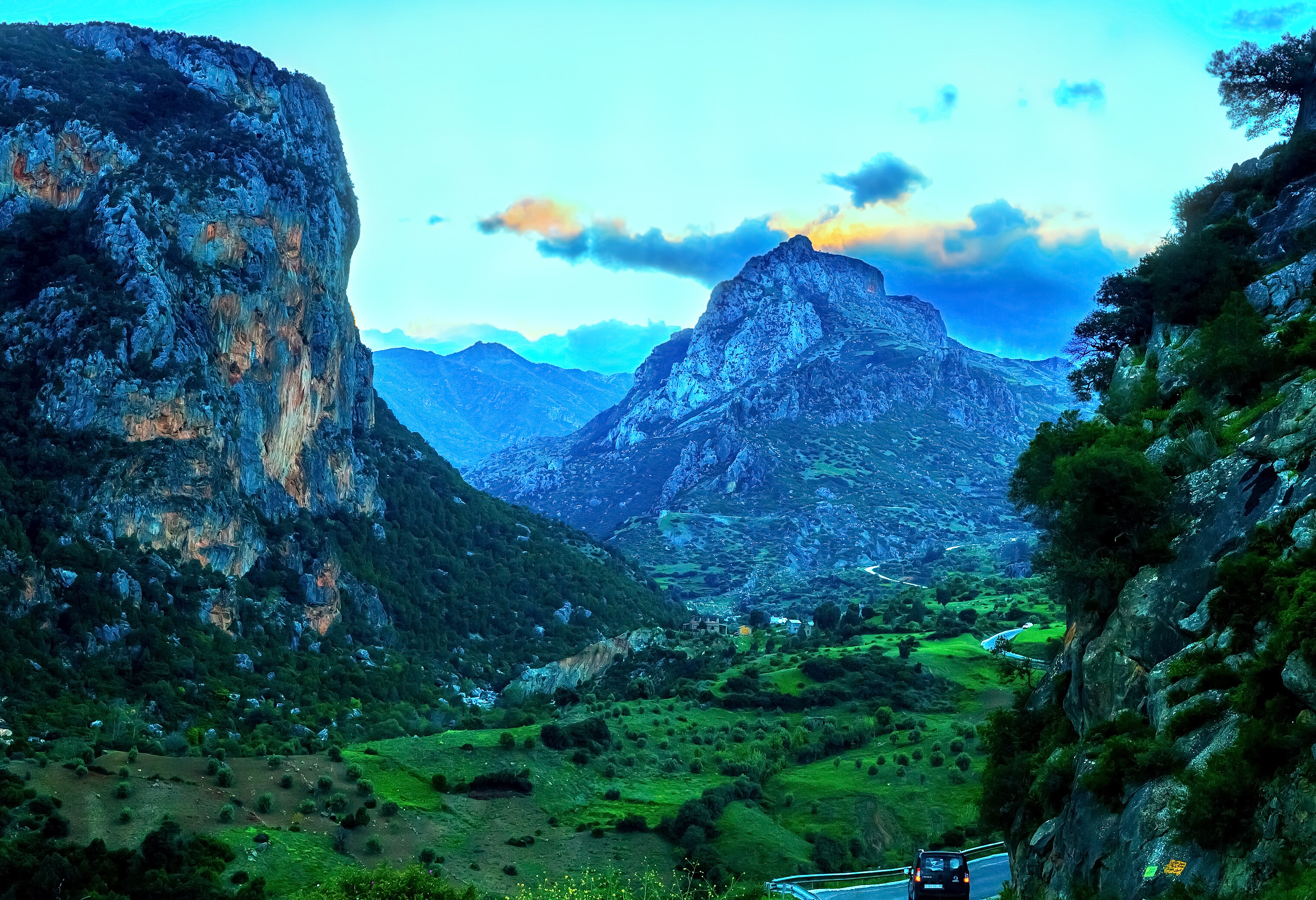 De bergen rondom Chefchaouen in Marokko