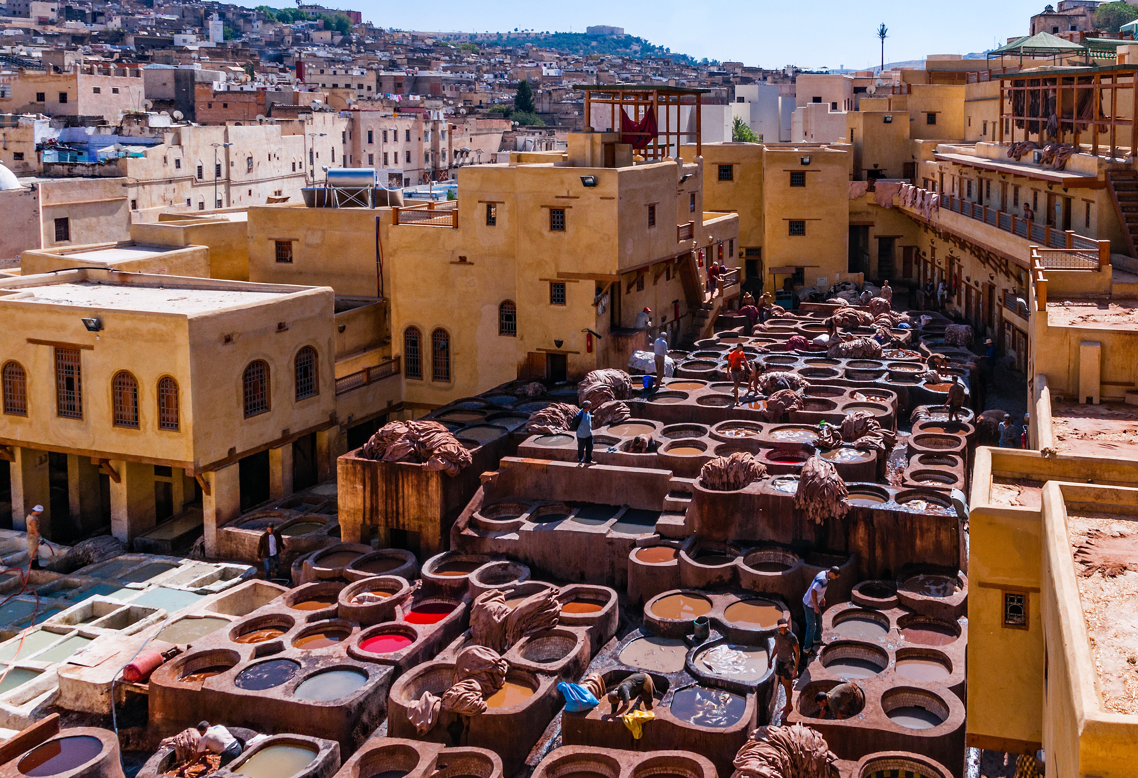 De medina in Fez, Marokko