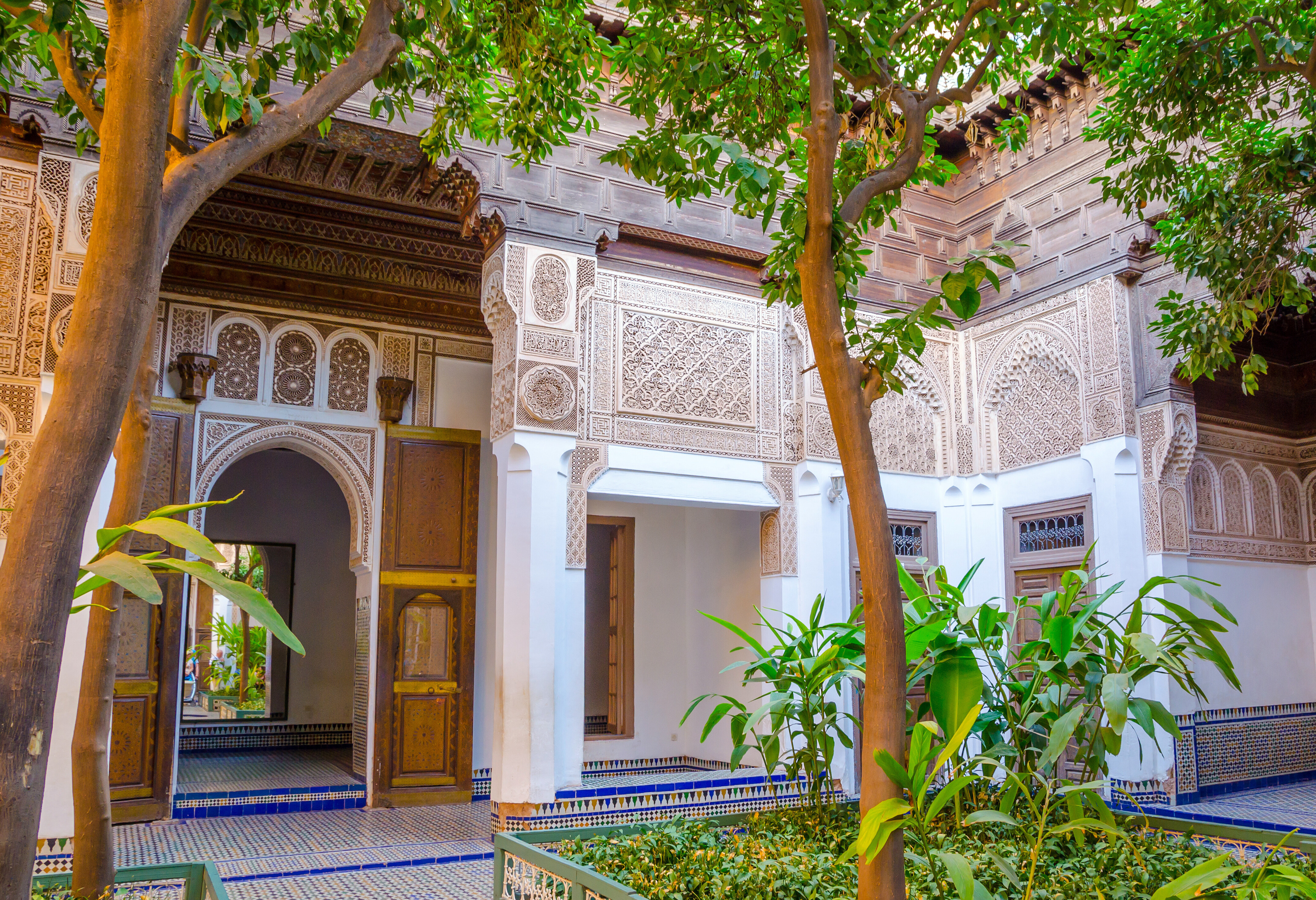 Bahia paleis in Marrakesh in Marokko