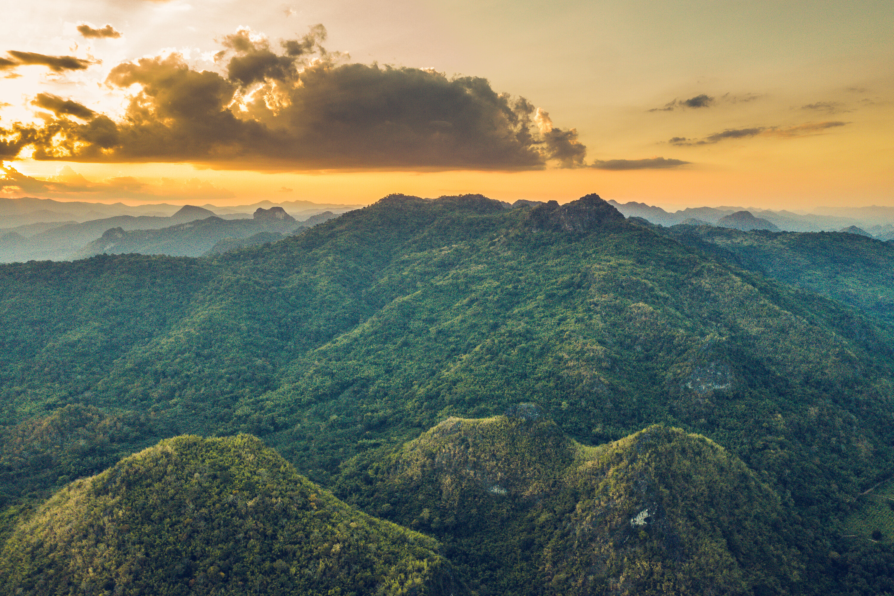 Landschap Kanchanaburi