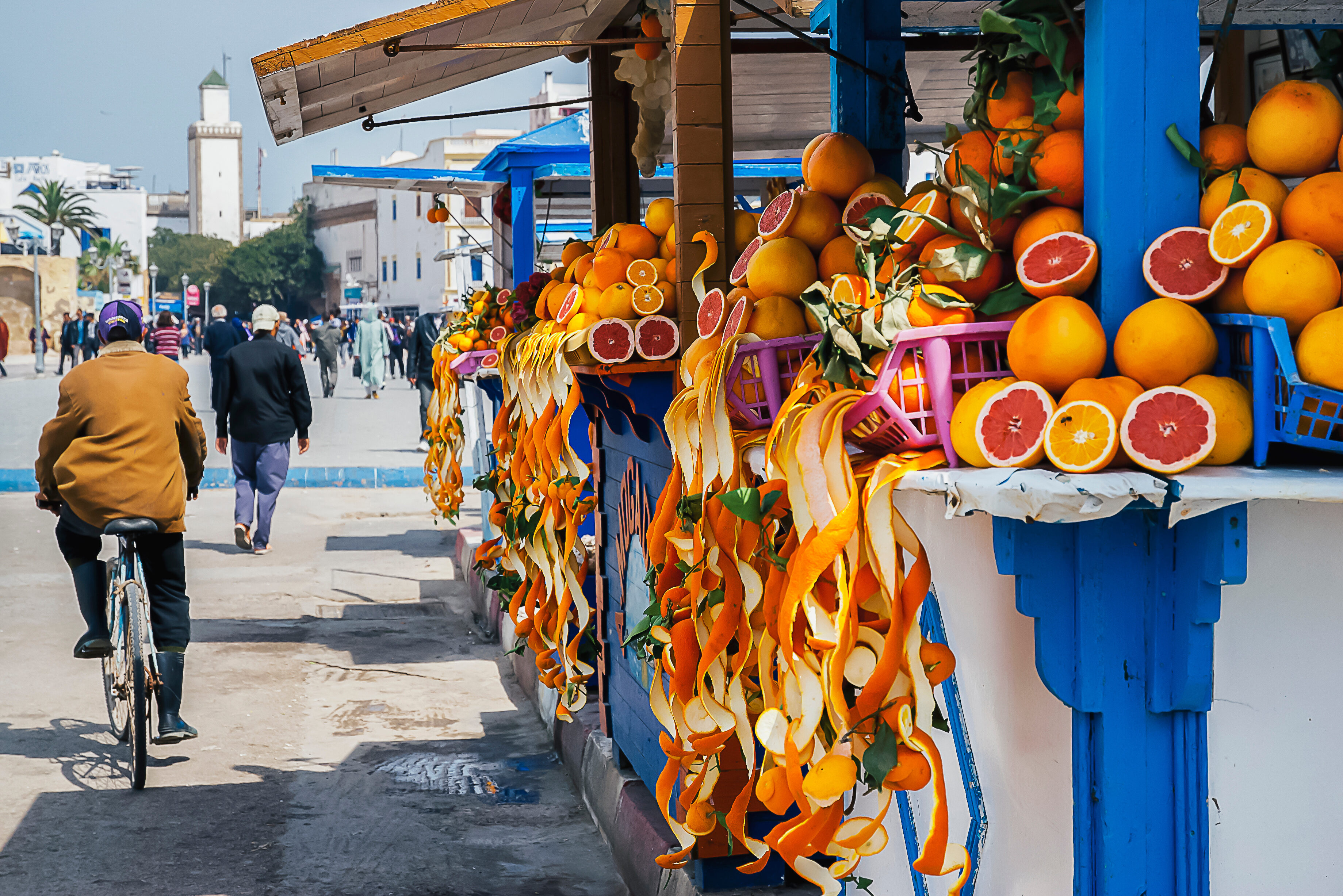 Fruitkraam in Essaouira, Marokko