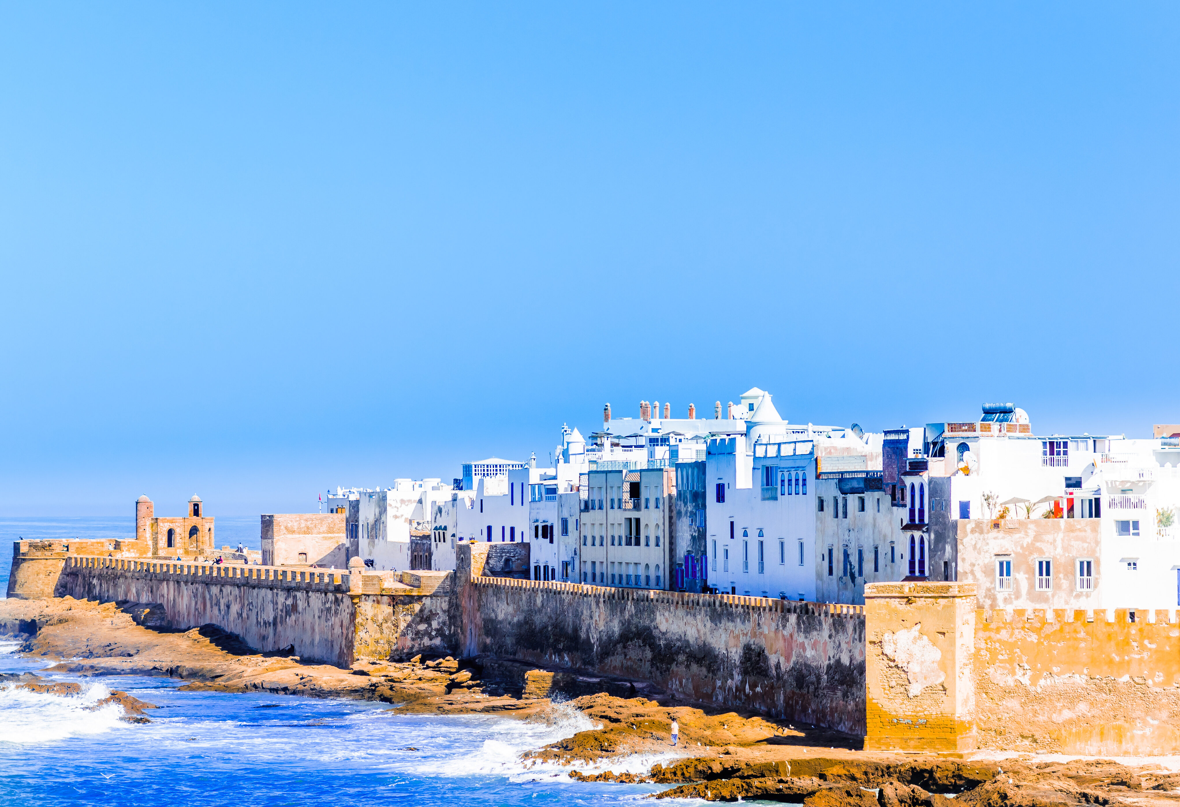 Het vissersdorp Essaouira in Marokko