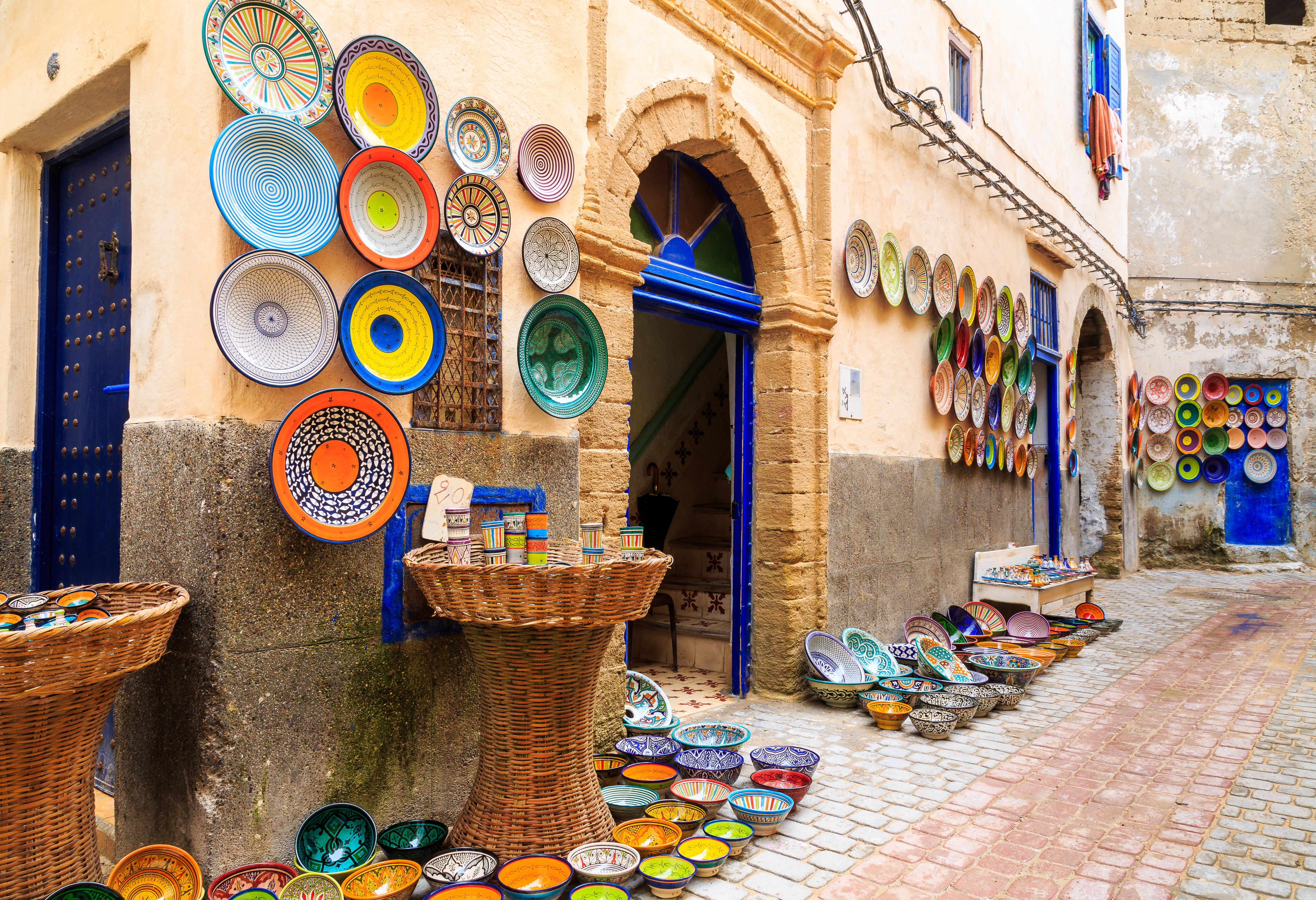 Het vissersdorp Essaouira in Marokko