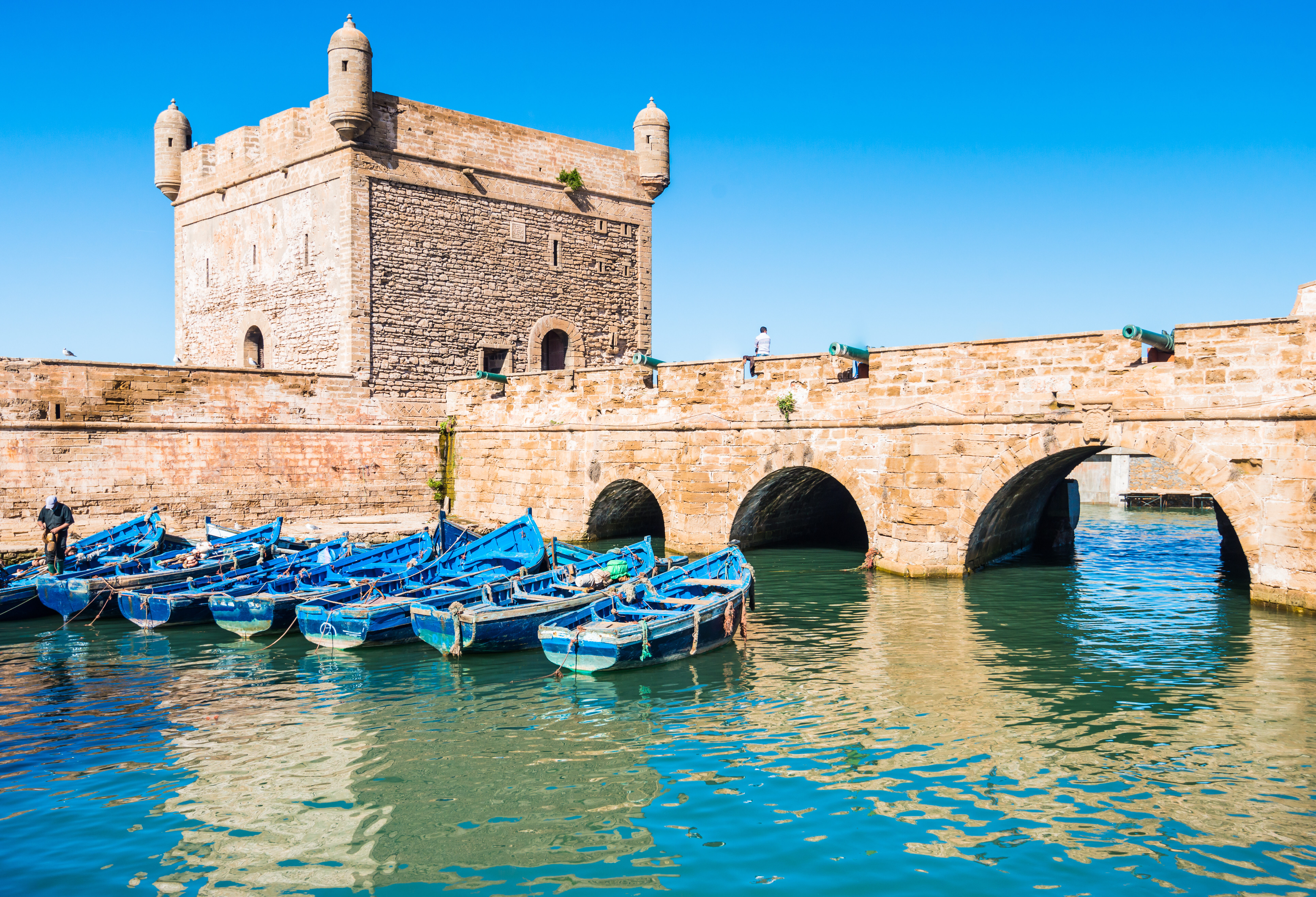 Het vissersdorp Essaouira in Marokko