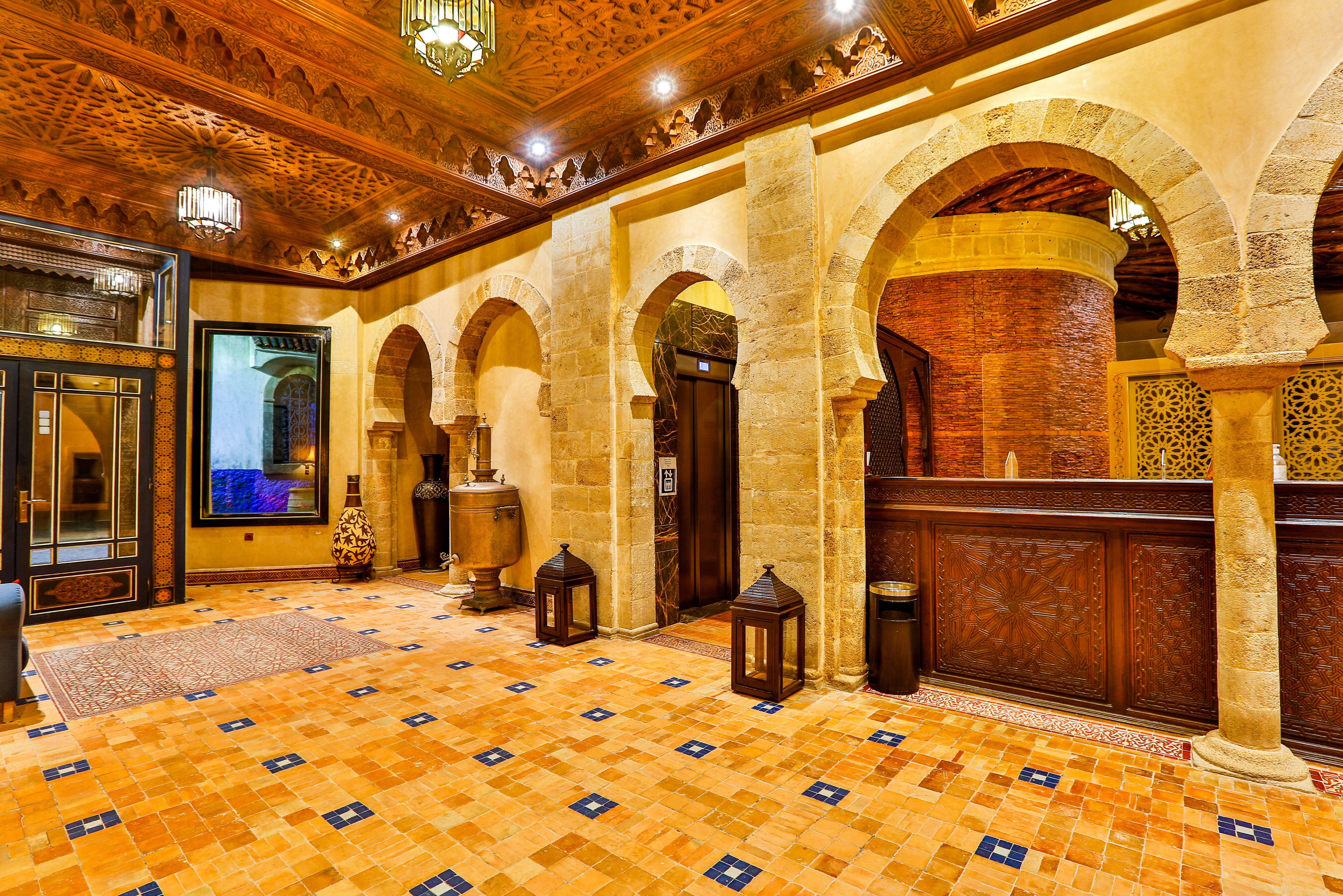 Marokko Essaouira Riad Mimouna Lobby