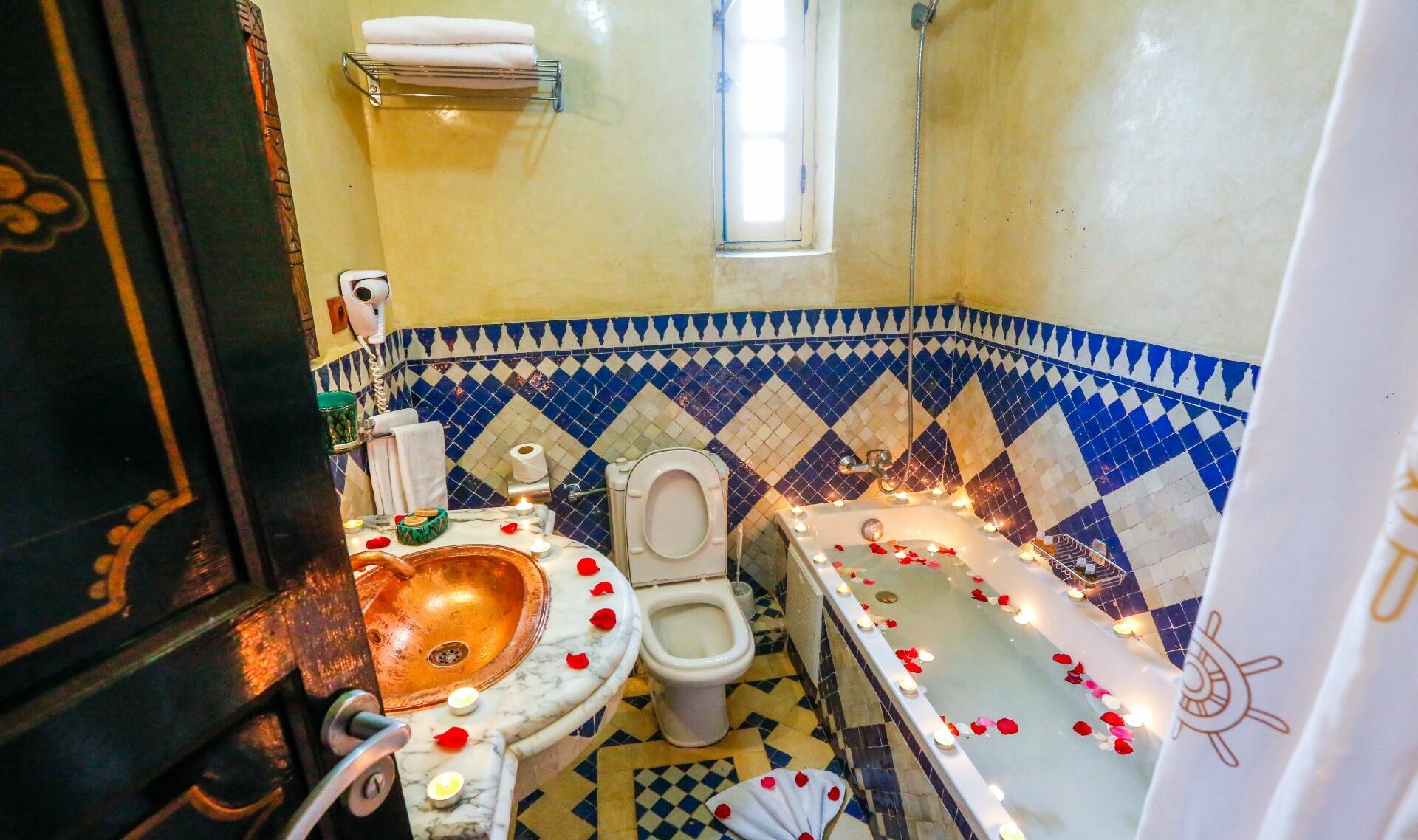 Marokko Essaouira Riad Mimouna Sea View Kamer