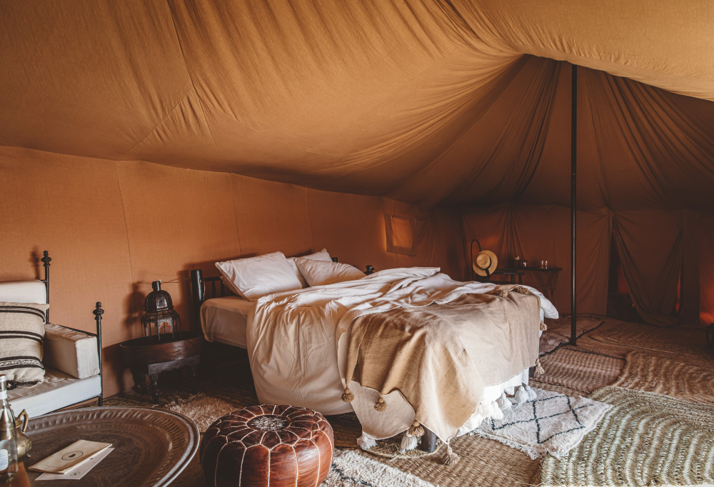 Glamping in de Agafay woestijn