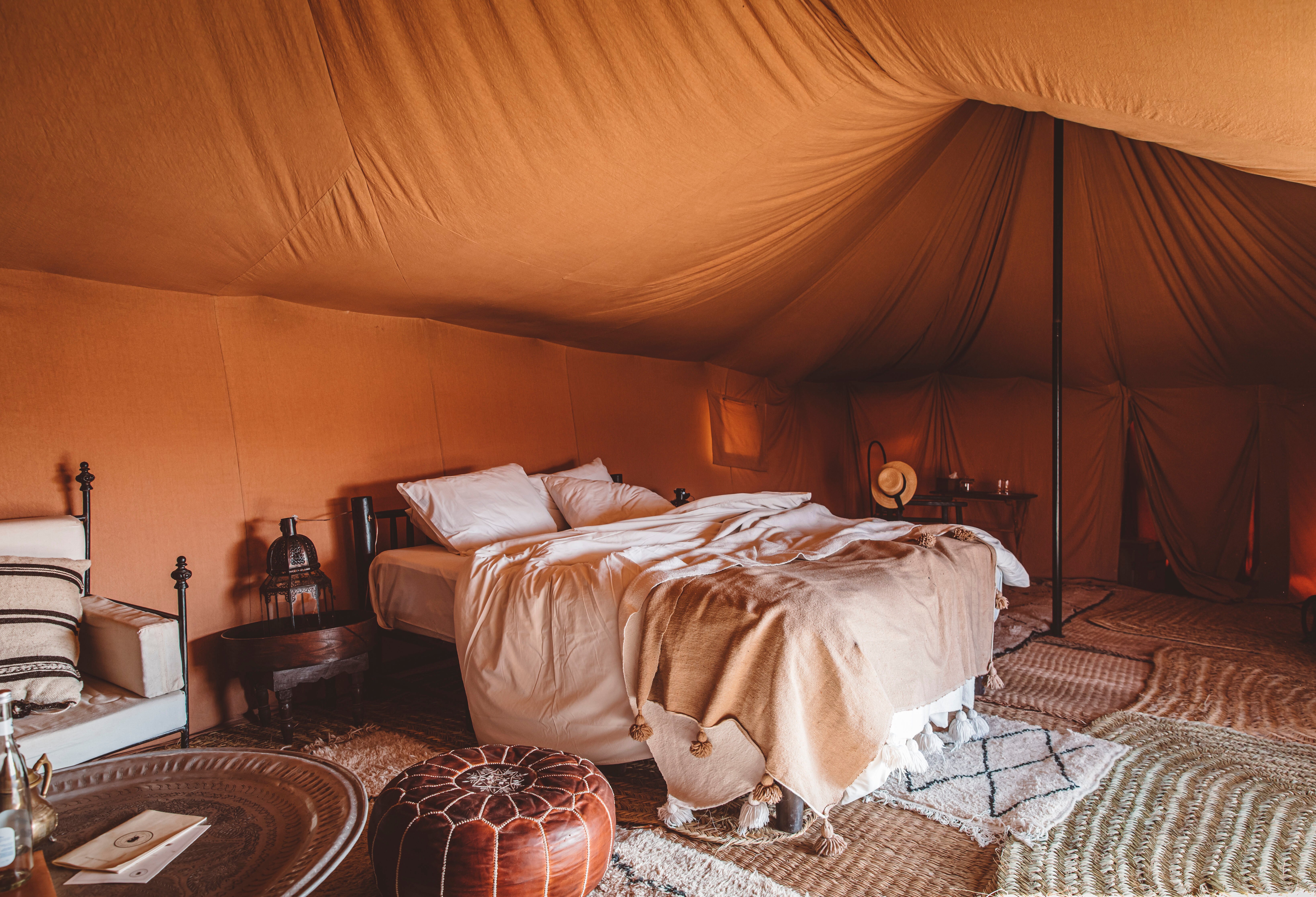 Interieur tent Scarabeo Camp