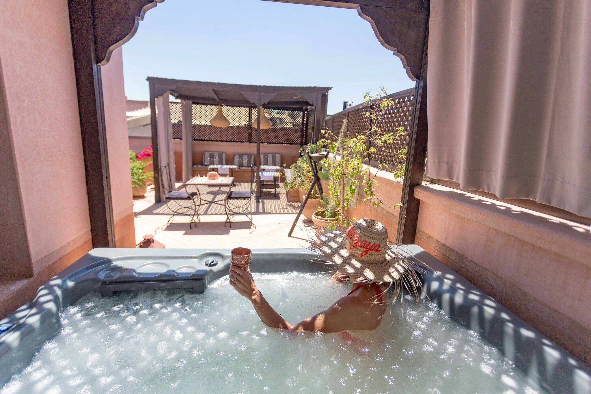 Marokko Marrakesh Riad Mazaya Jacuzzi