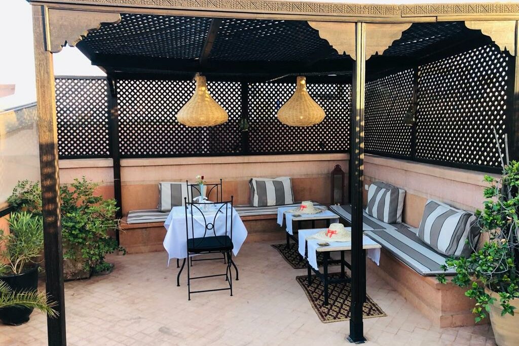 Marokko Marrakesh Riad Mazaya Dakterras