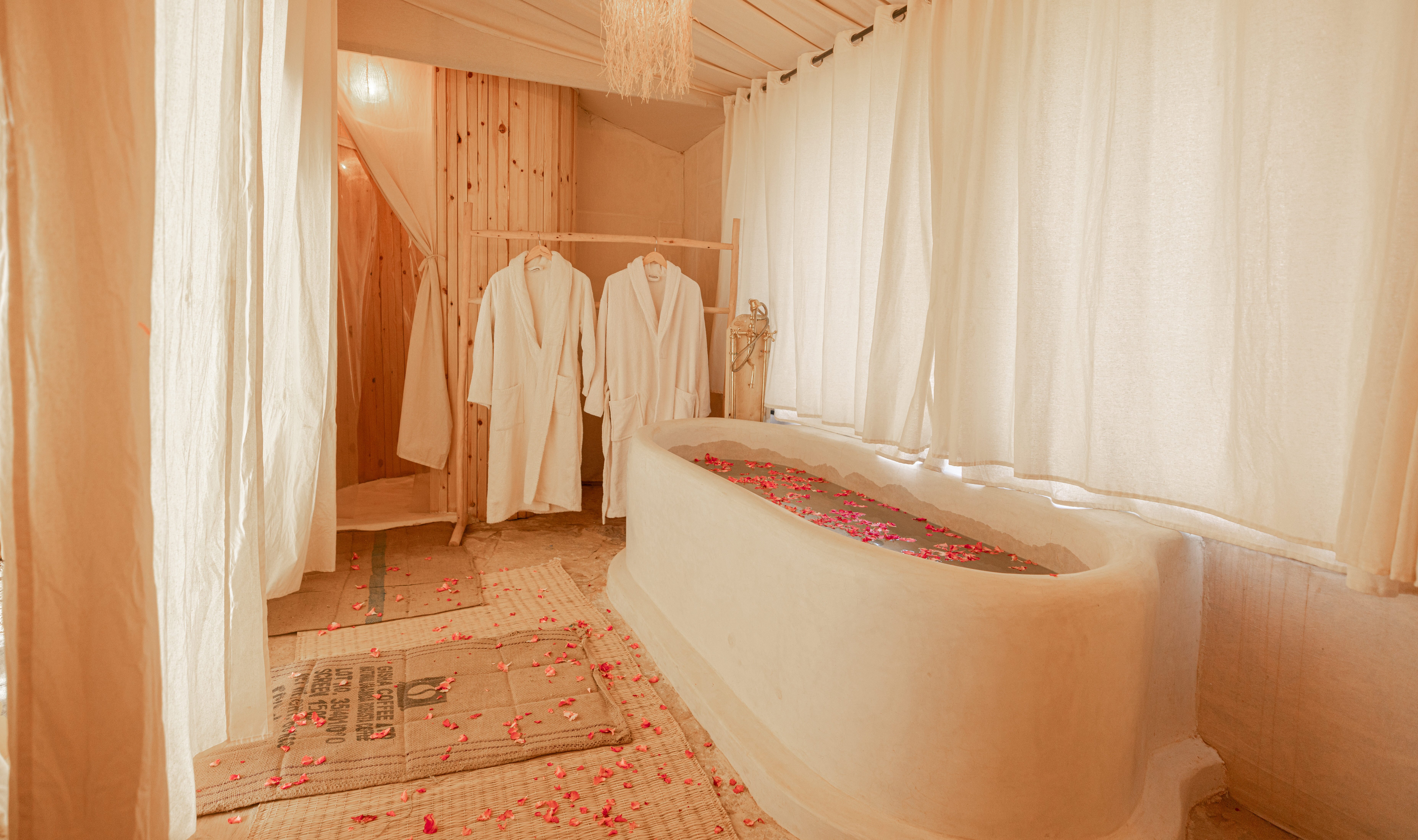 Bad in Bungalow kamer