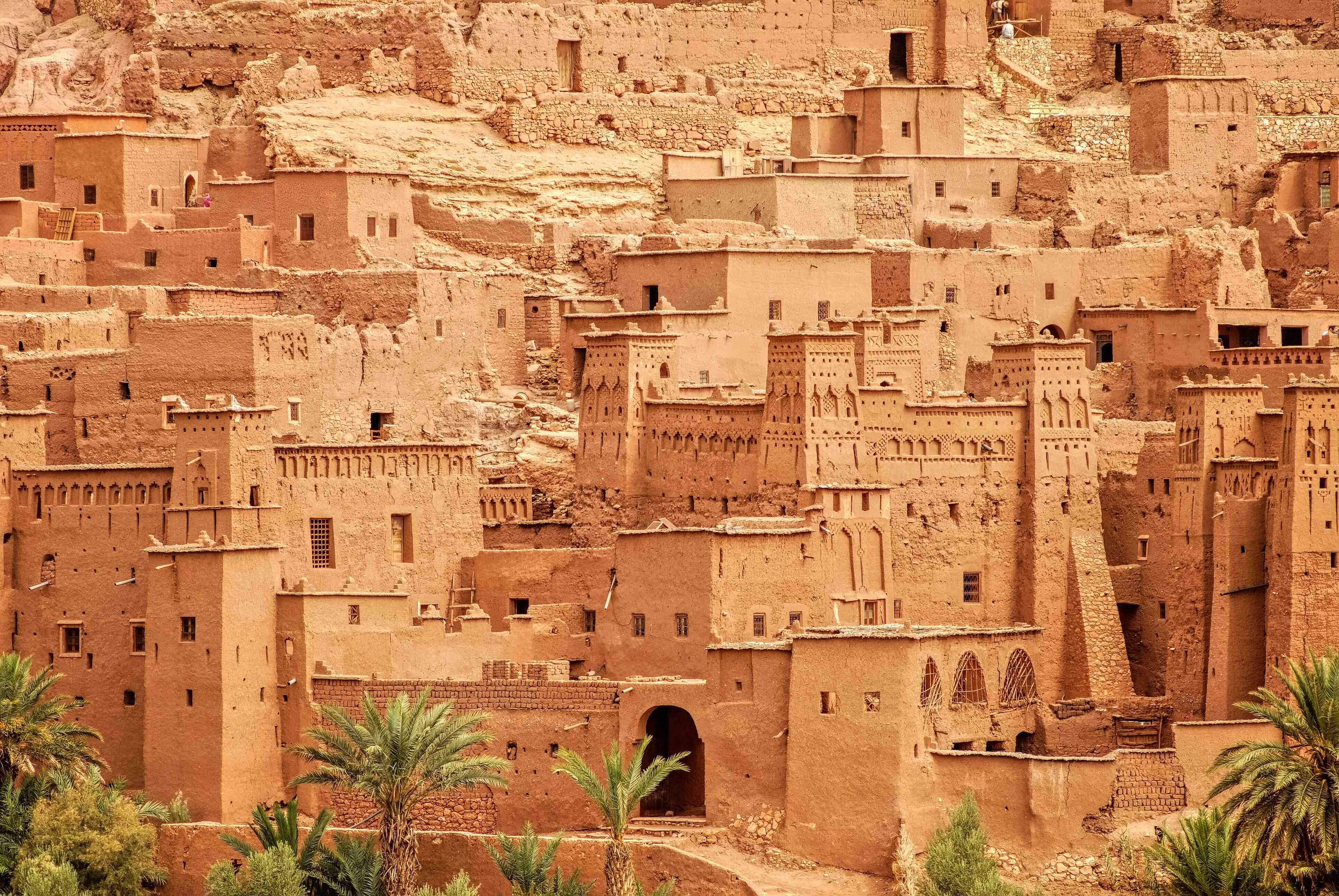 Ait Ben Haddou Kasbah bij Ouarzate Marokko