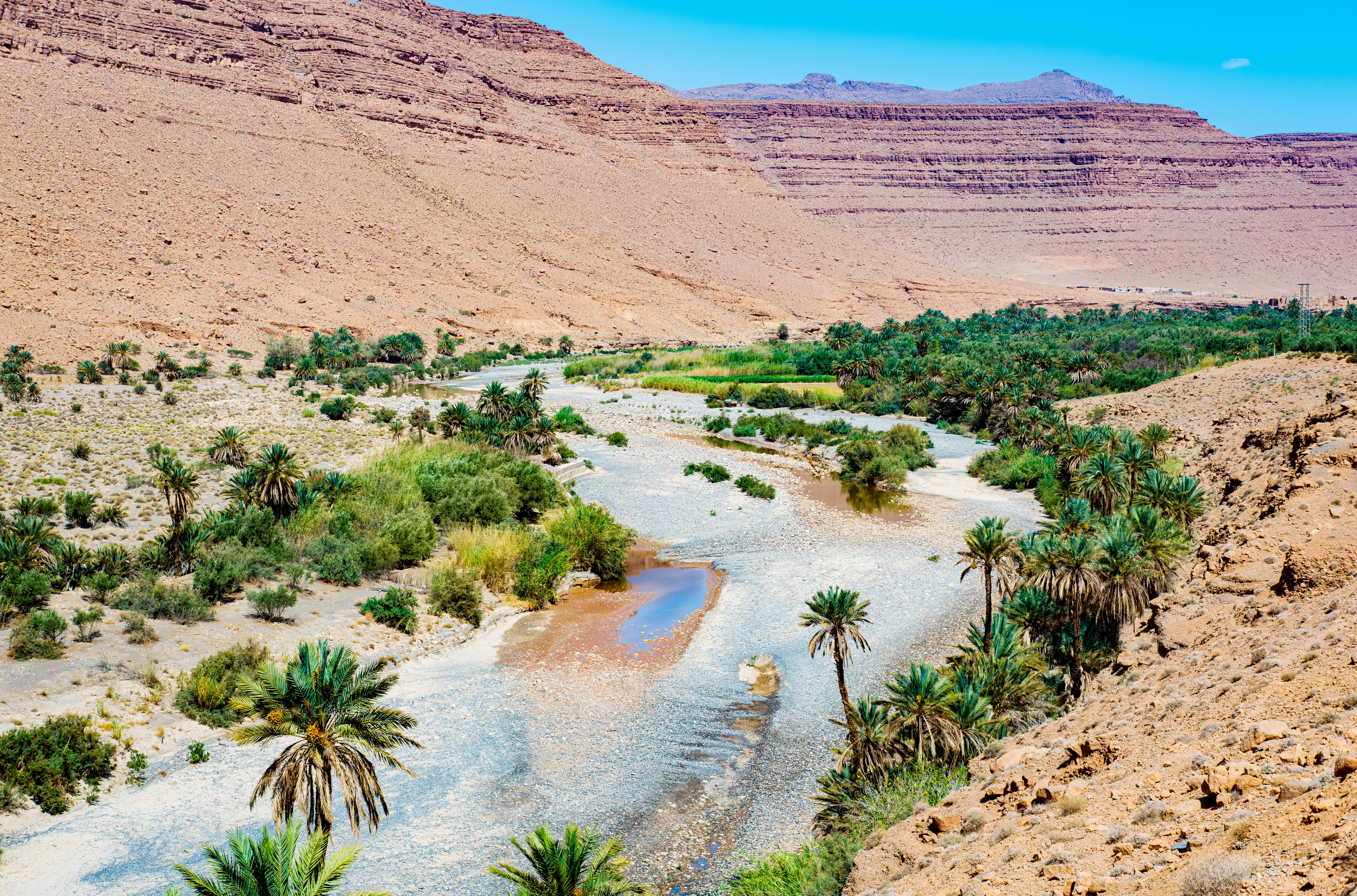Oase in Marokko