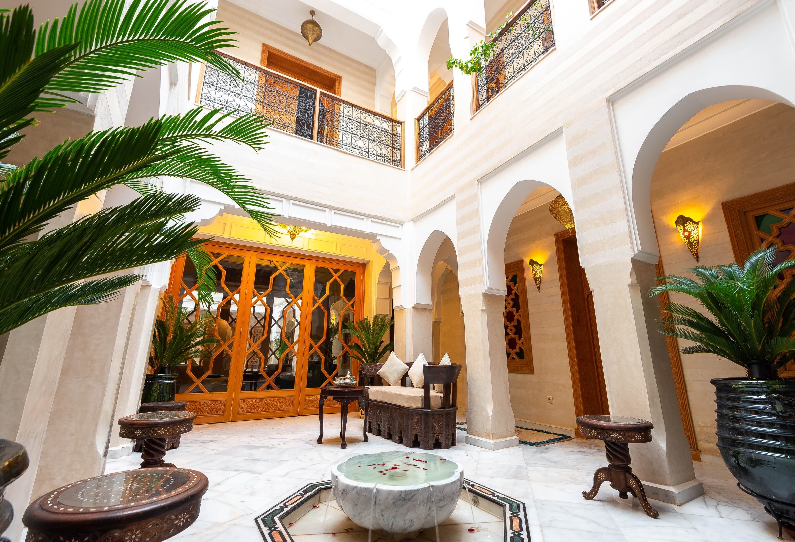 Binnenplaats Riad Palais Tara