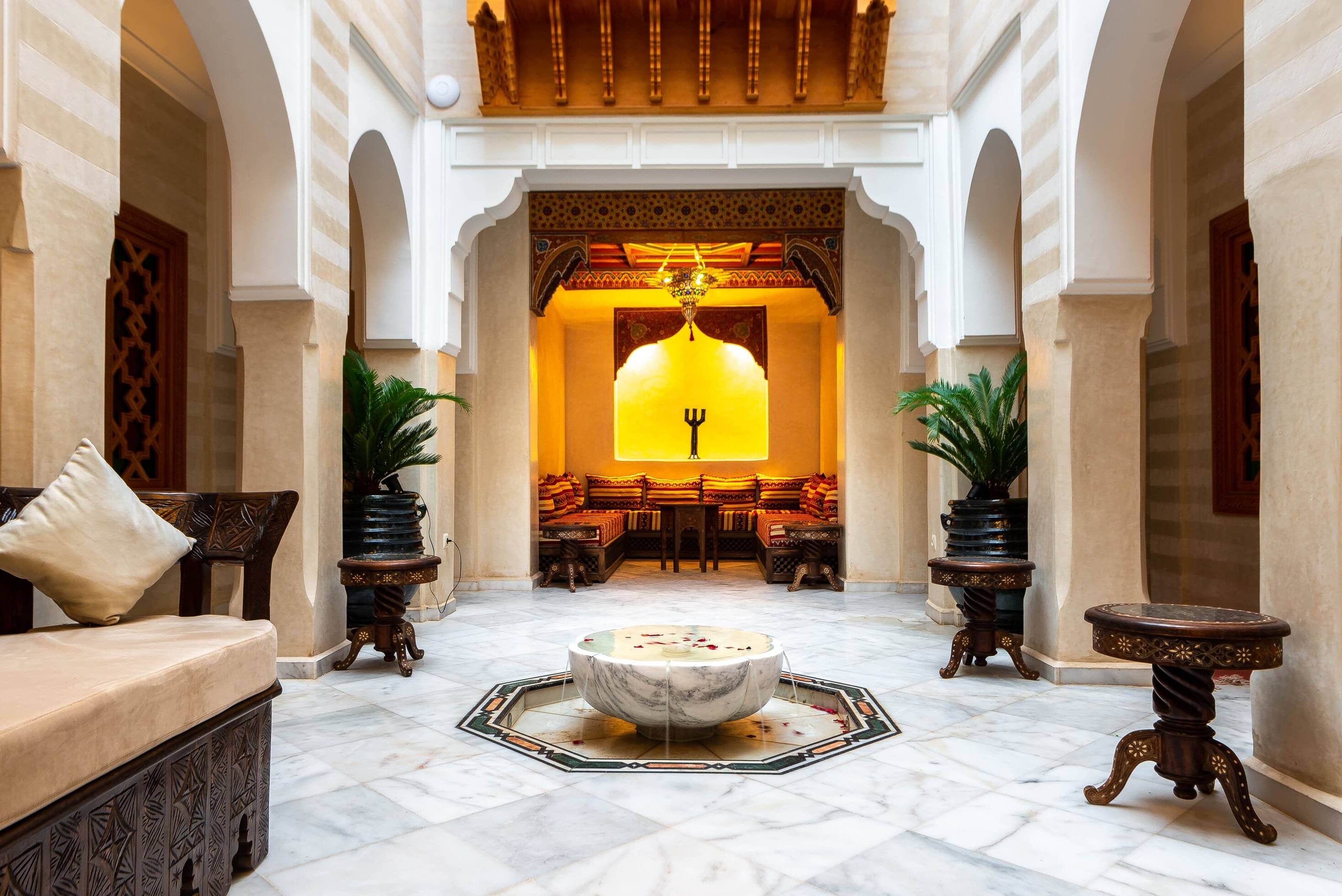 Binnenplaats Riad Palais Tara