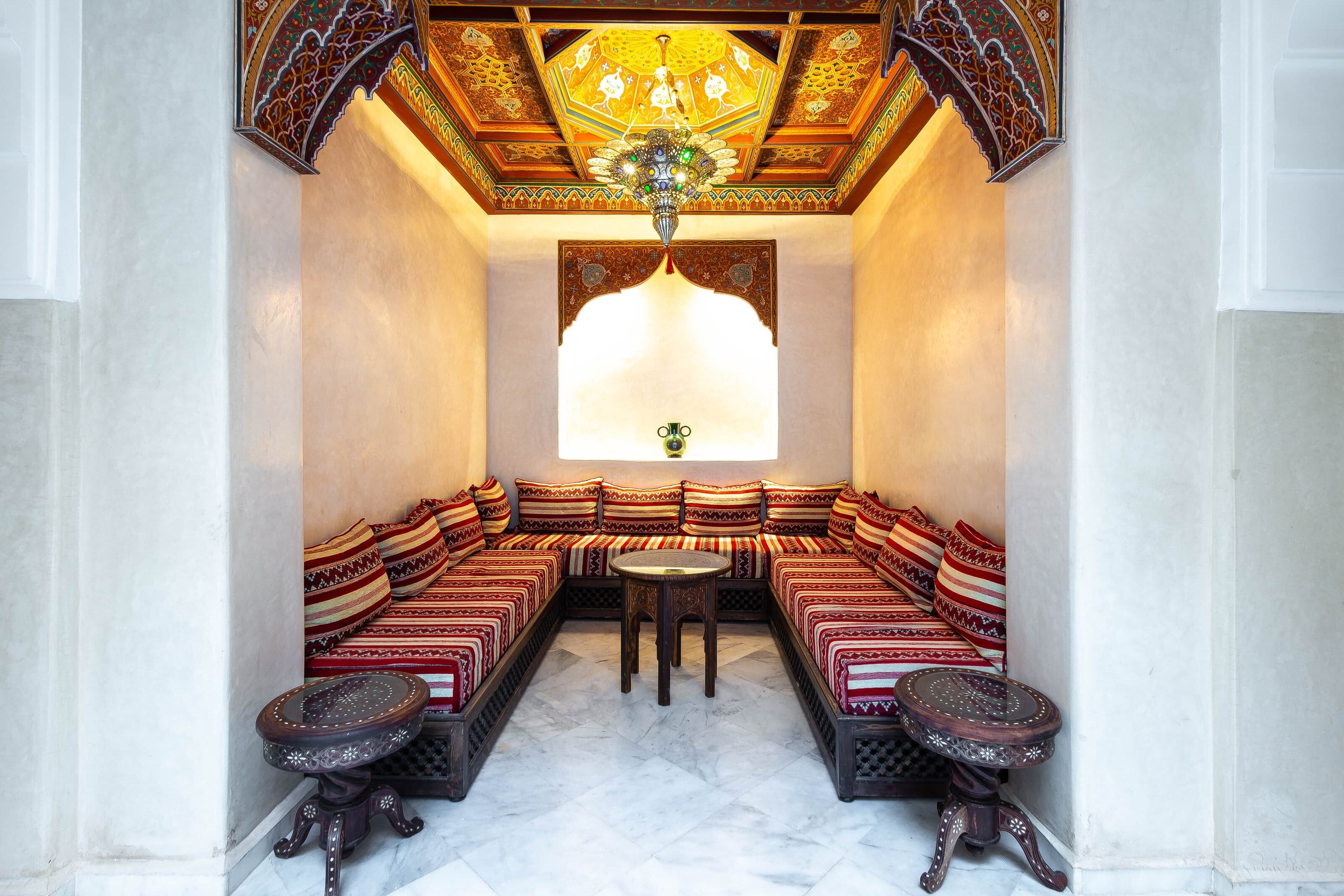 Gezellig hoekje in het hotel