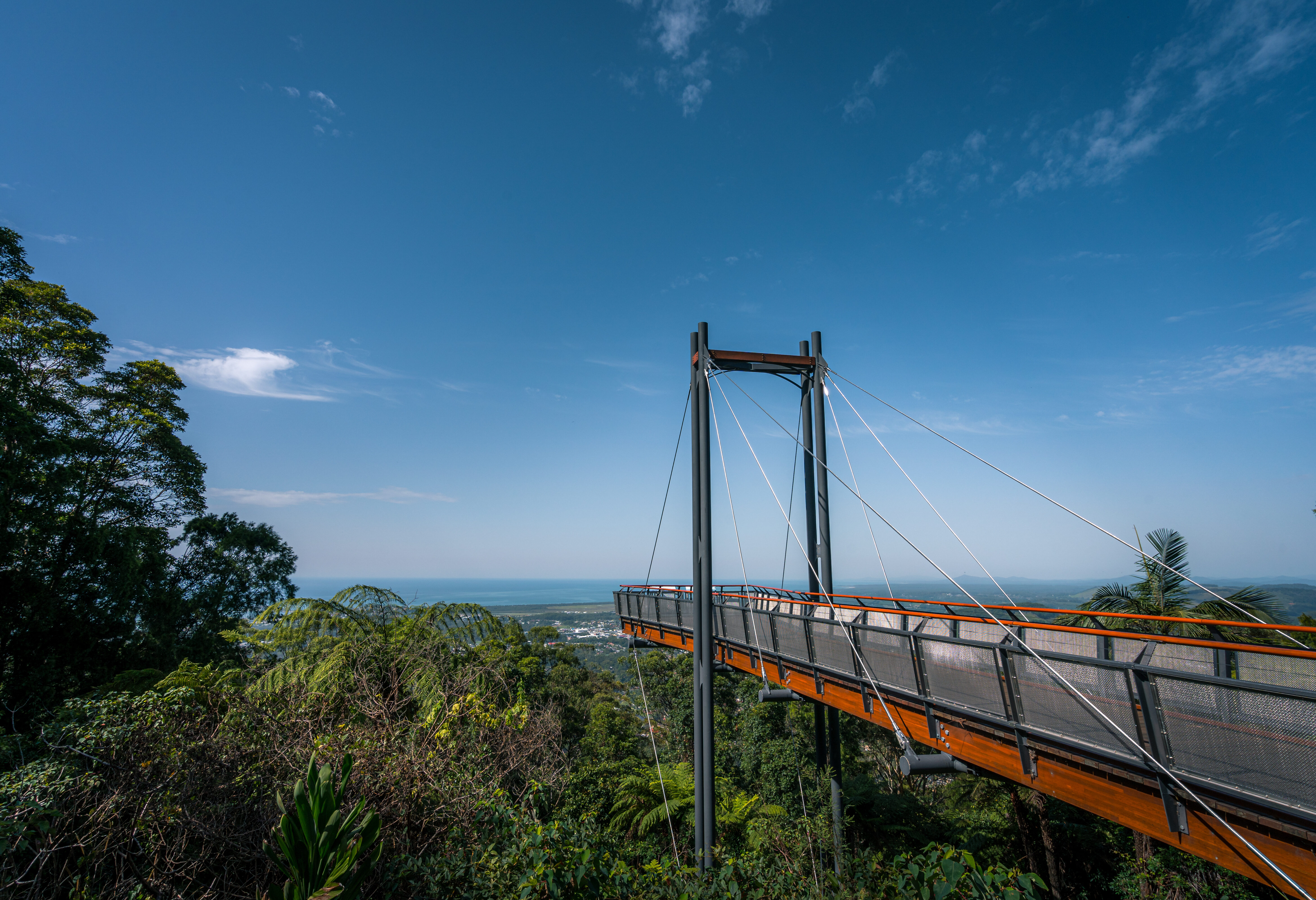 Forest Sky Pier nabij Coffs Harbour in Australie