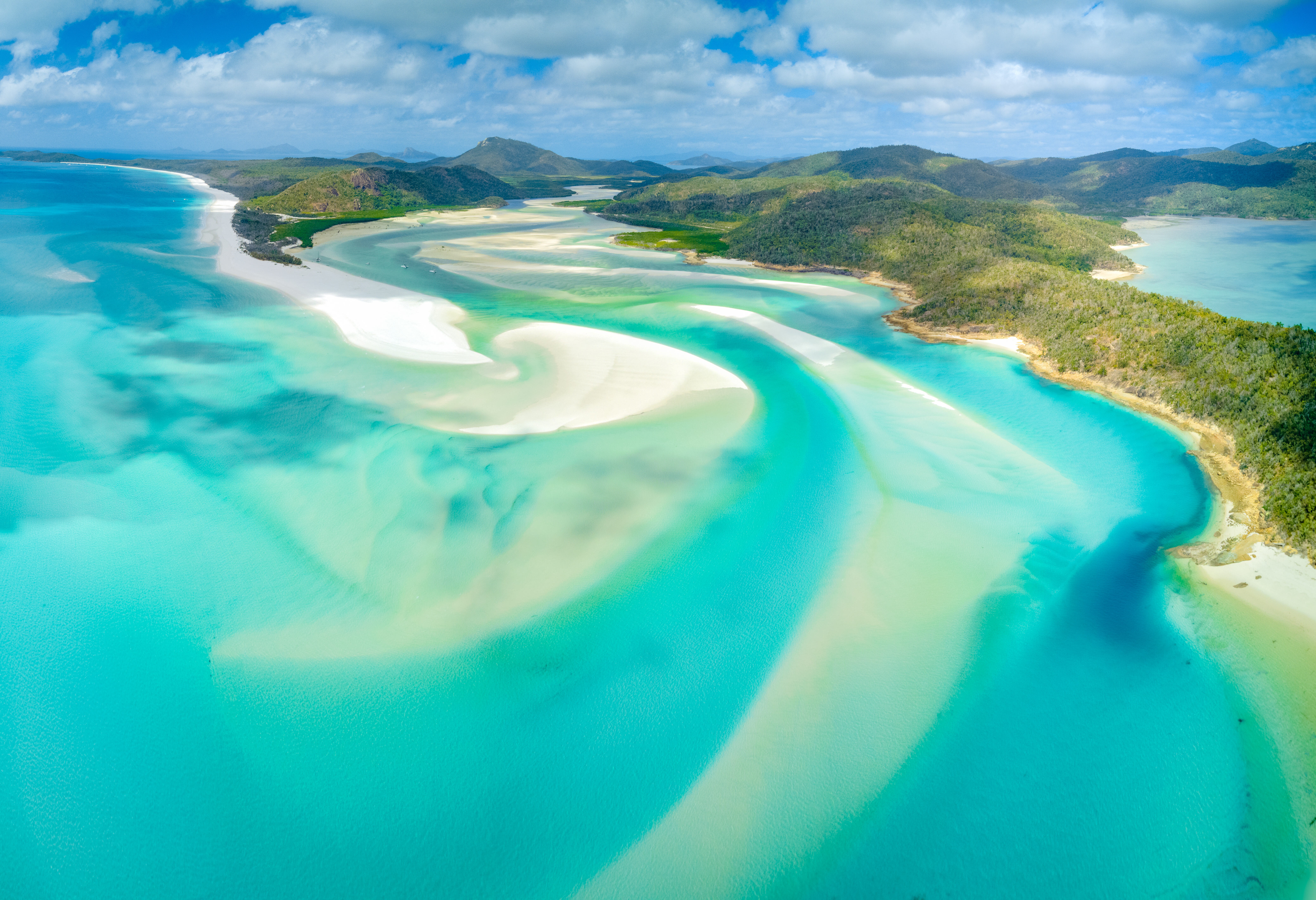 Whitehaven Beach in de Whitsundays in Australie