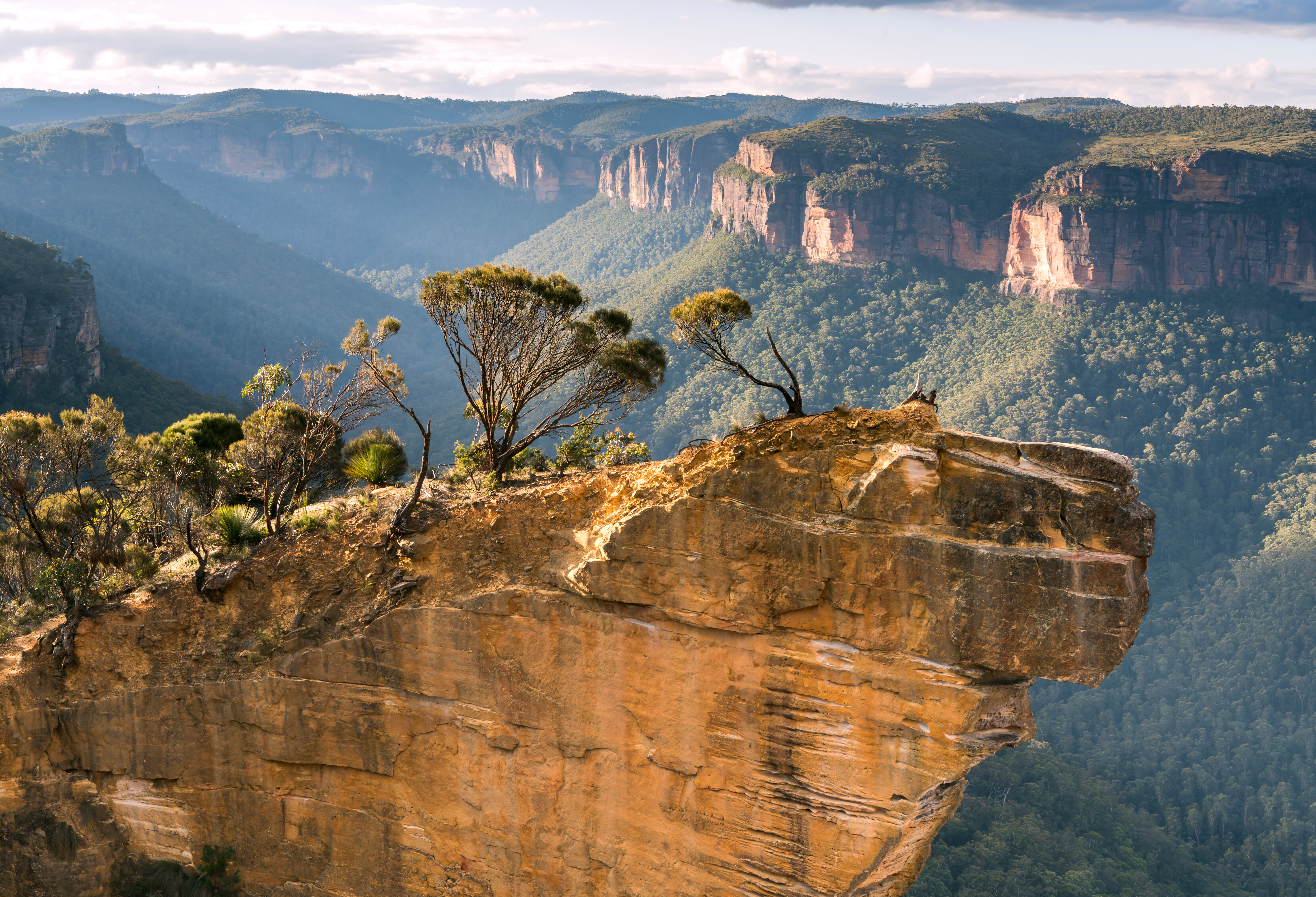 Hanging Rock Lookout in de Blue Mountains in Australie
