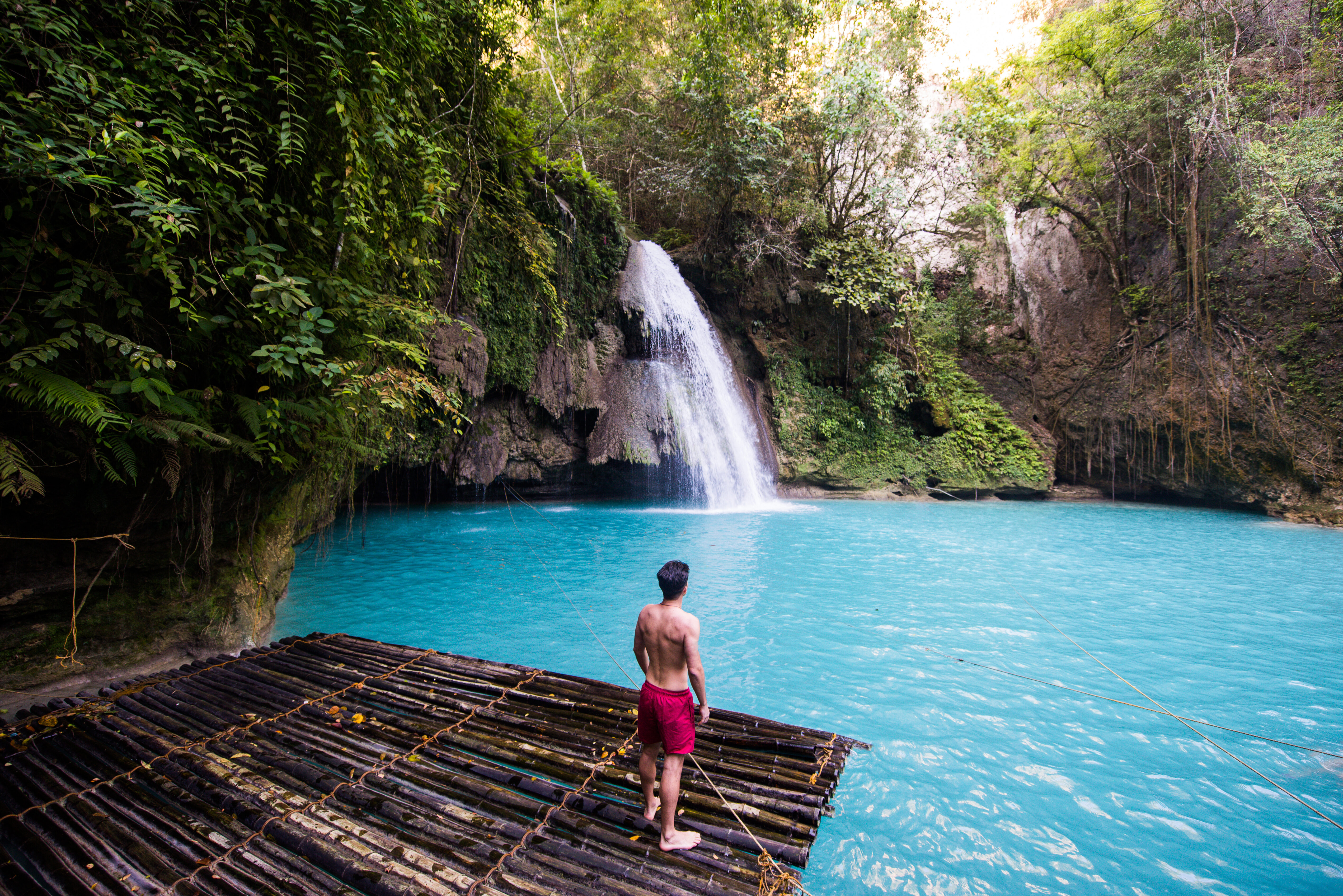 Kawasan watervallen op Cebu