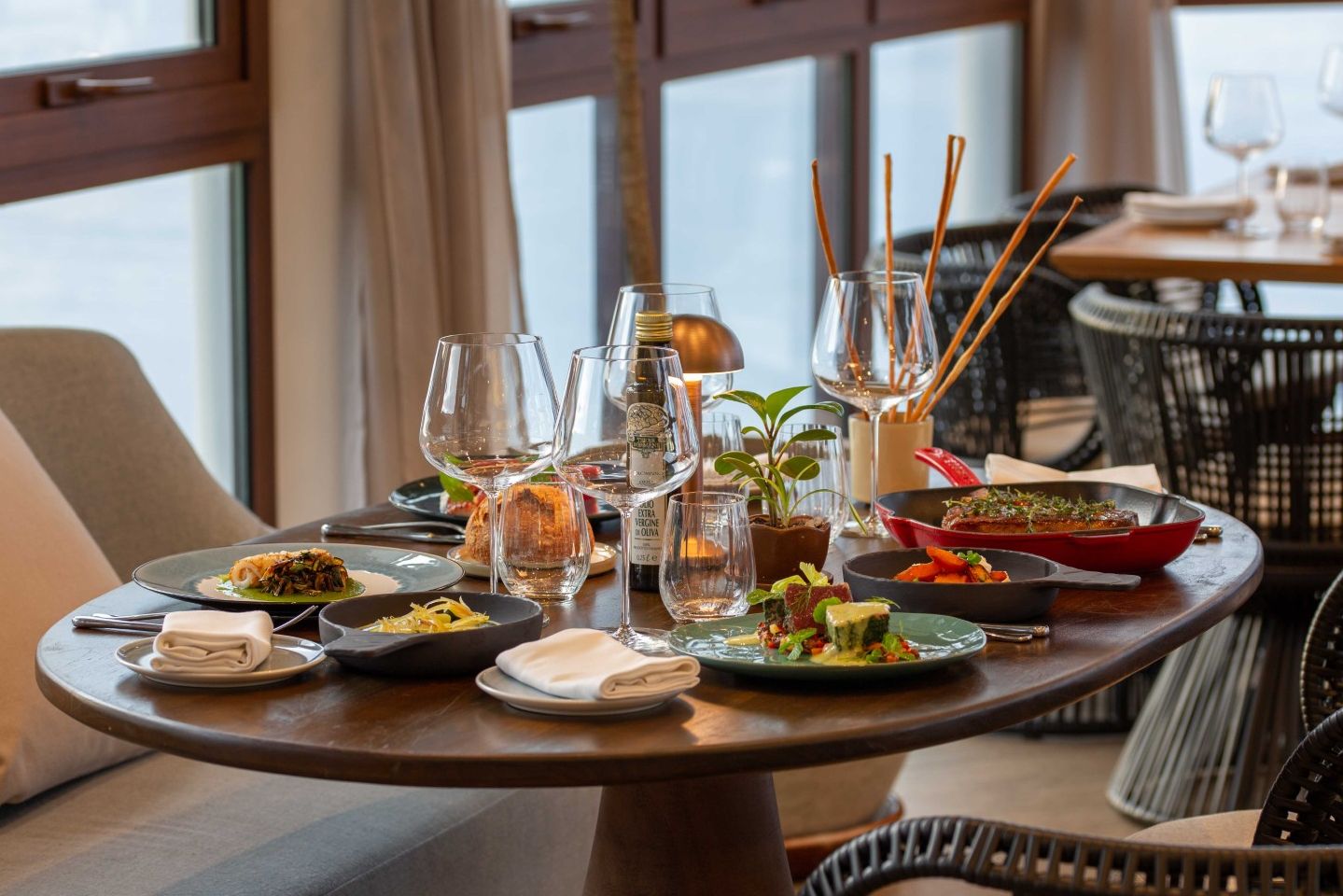 Dineren in La Strada Hilton Tahiti