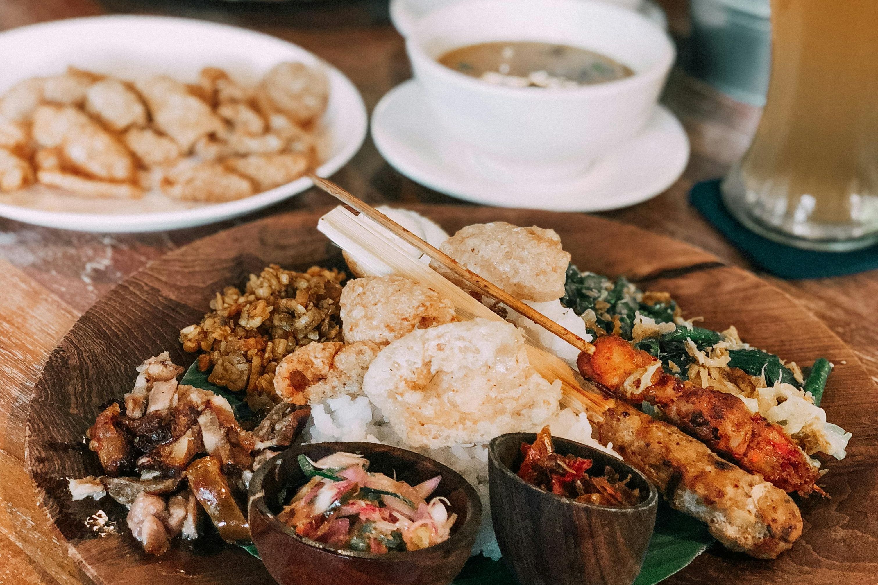 Sateh gerecht in Singapore