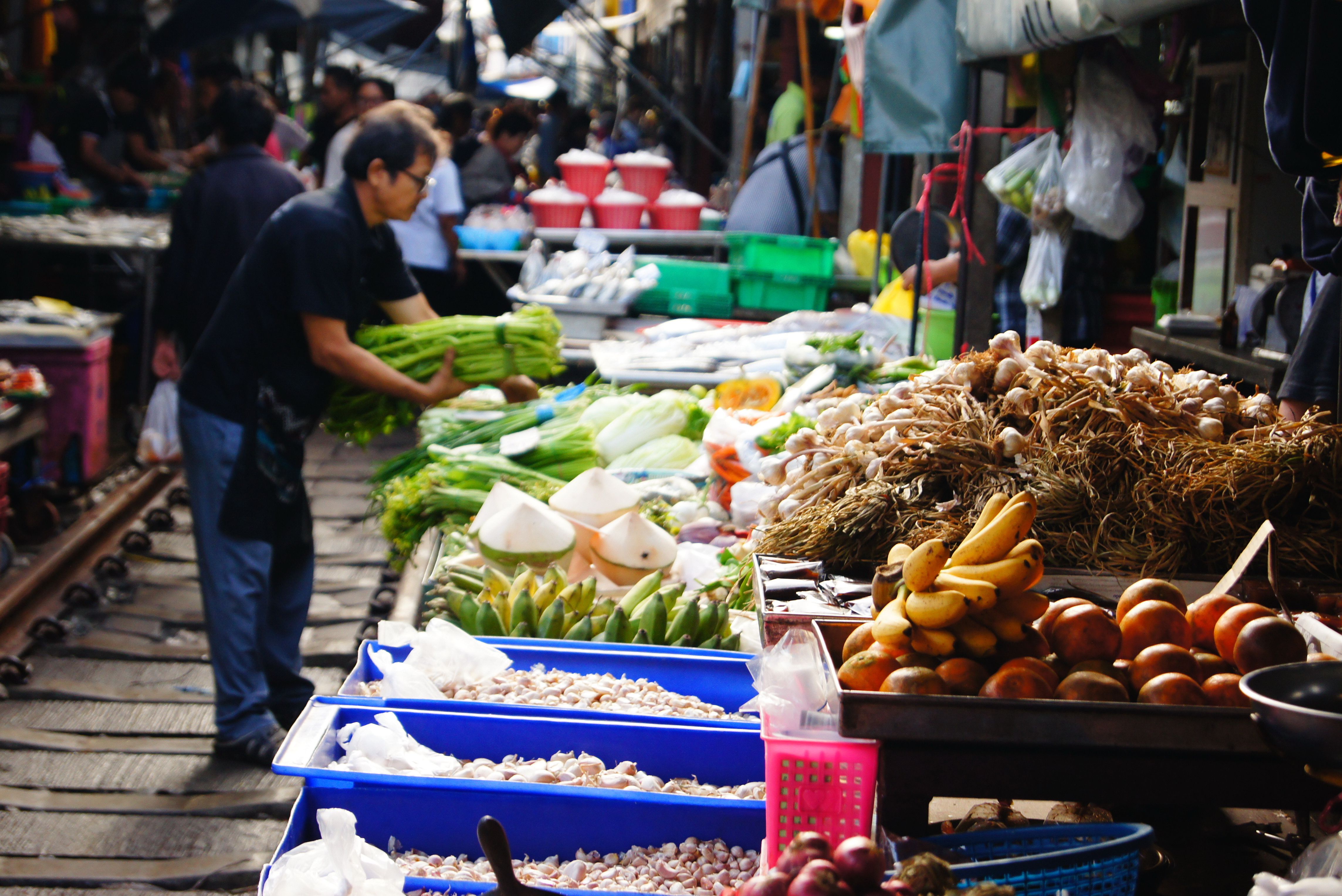 Maeklong treinmarkt vanuit Bangkok