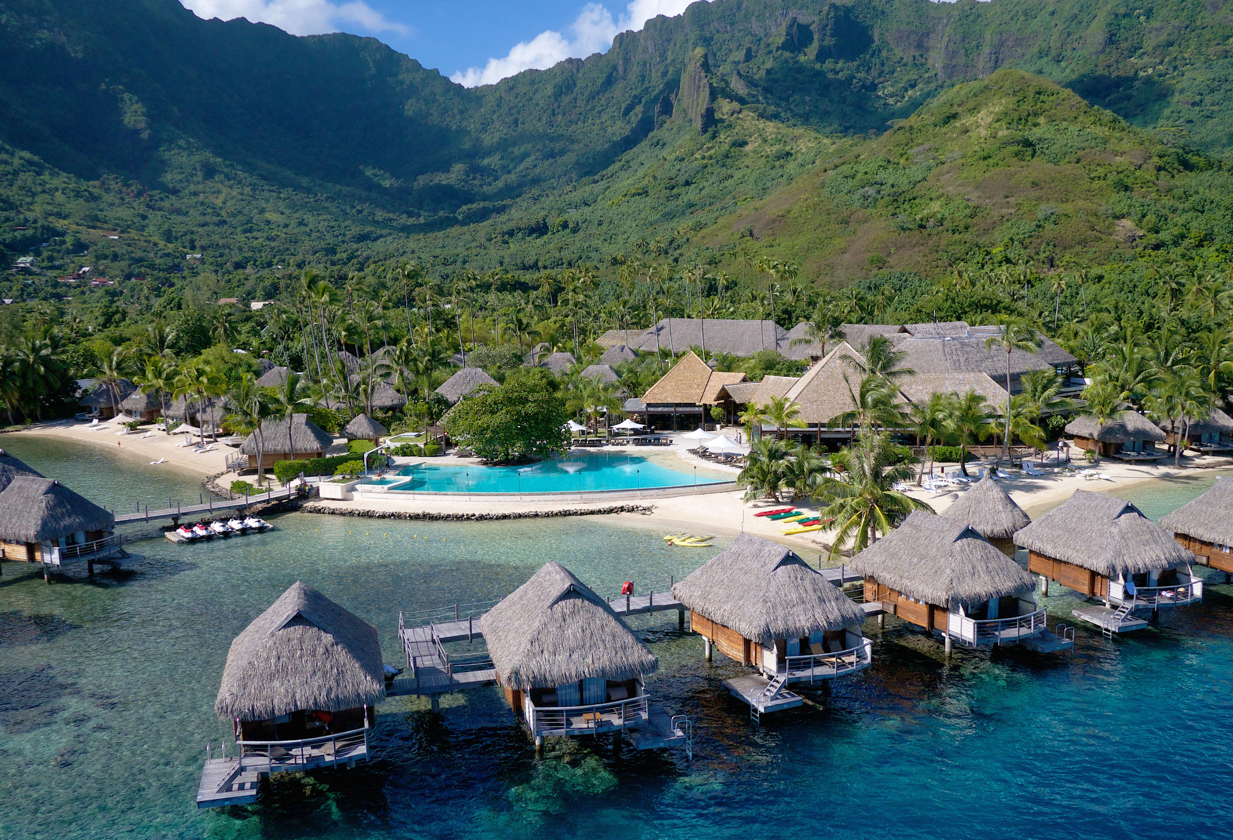 Frans-Polynesië Moorea Manava Beach Resort en Spa Omgeving