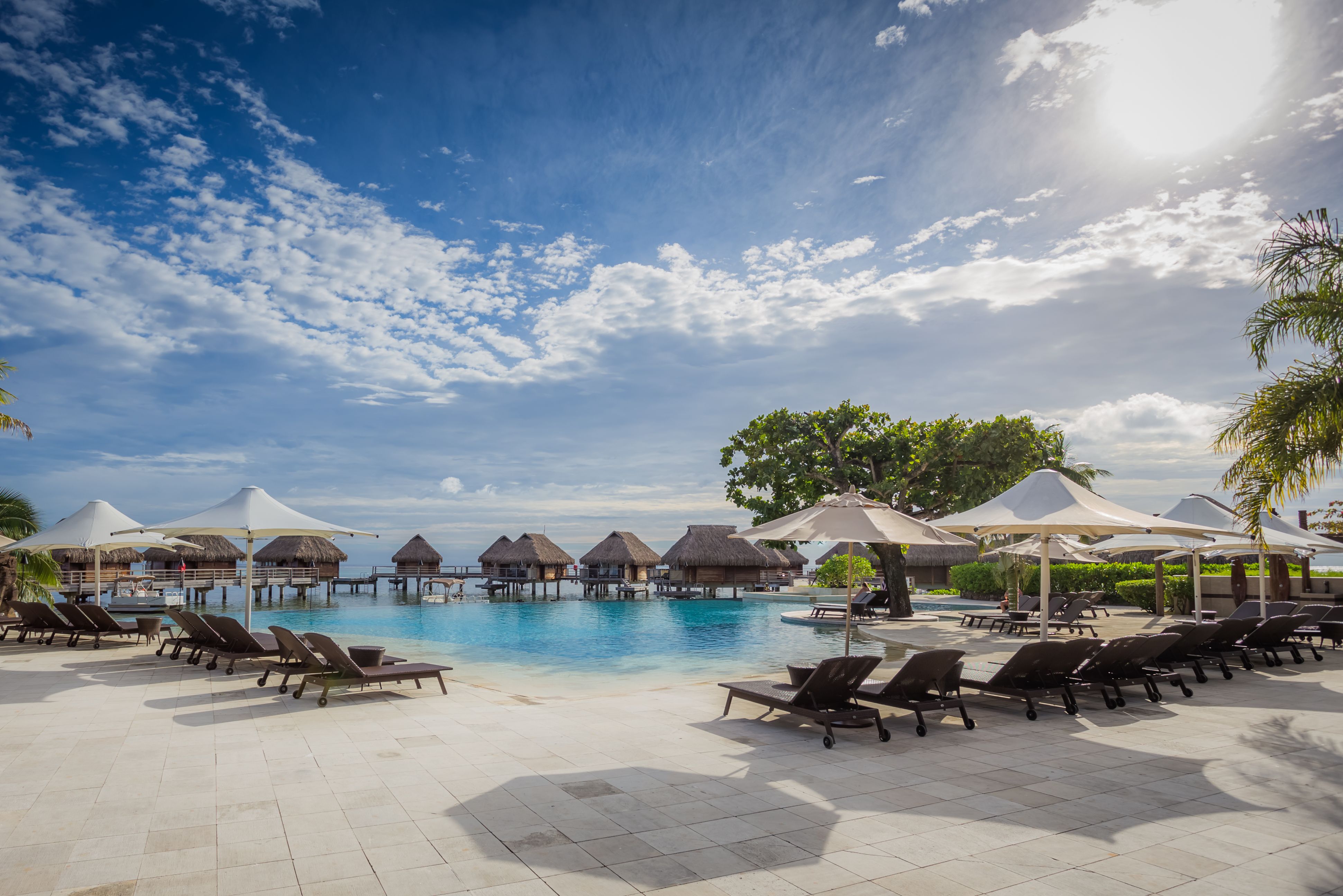 Frans-Polynesië Moorea Manava Beach Resort en Spa Zwembad