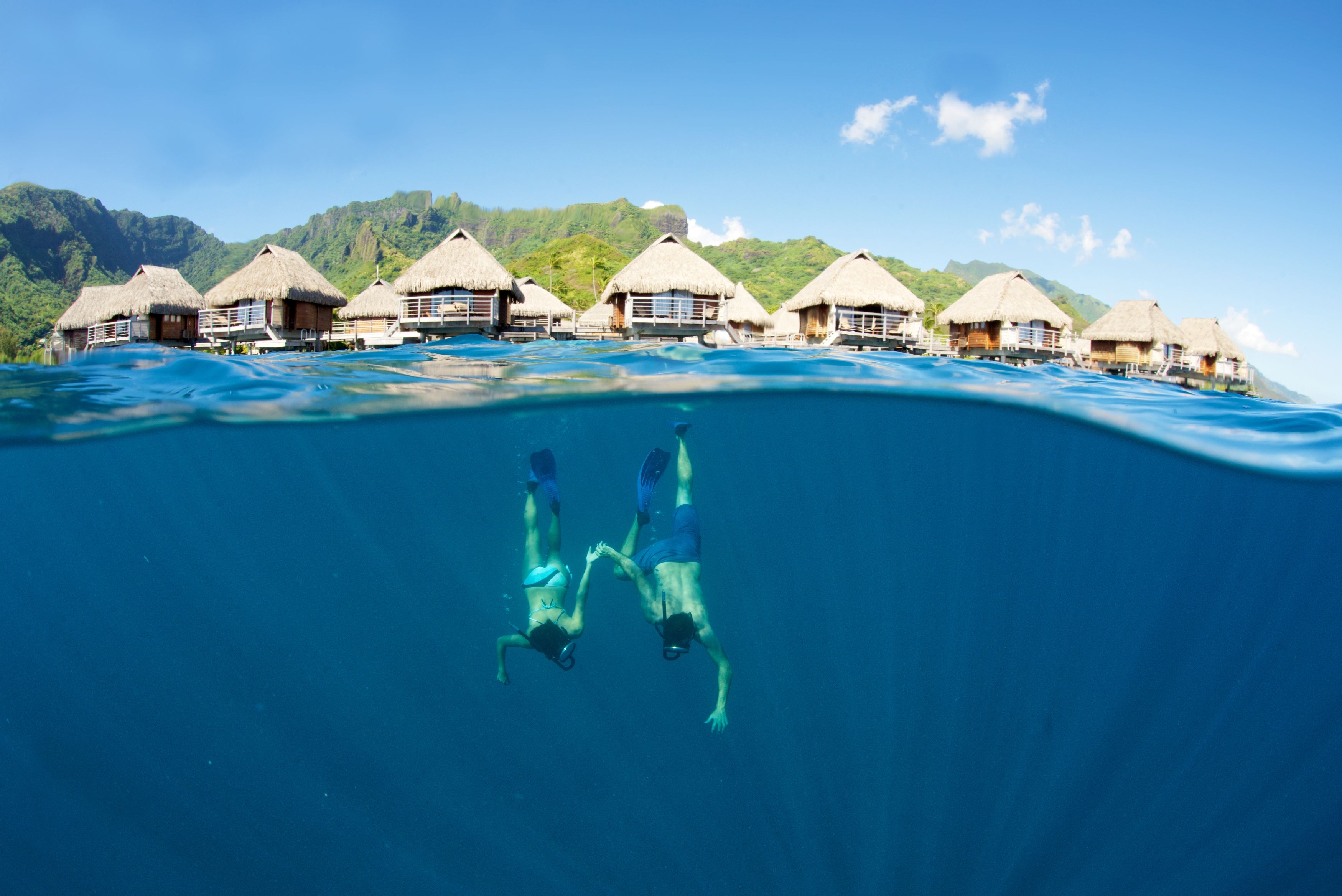 Frans-Polynesië Moorea Manava Beach Resort en Spa Snorkelen