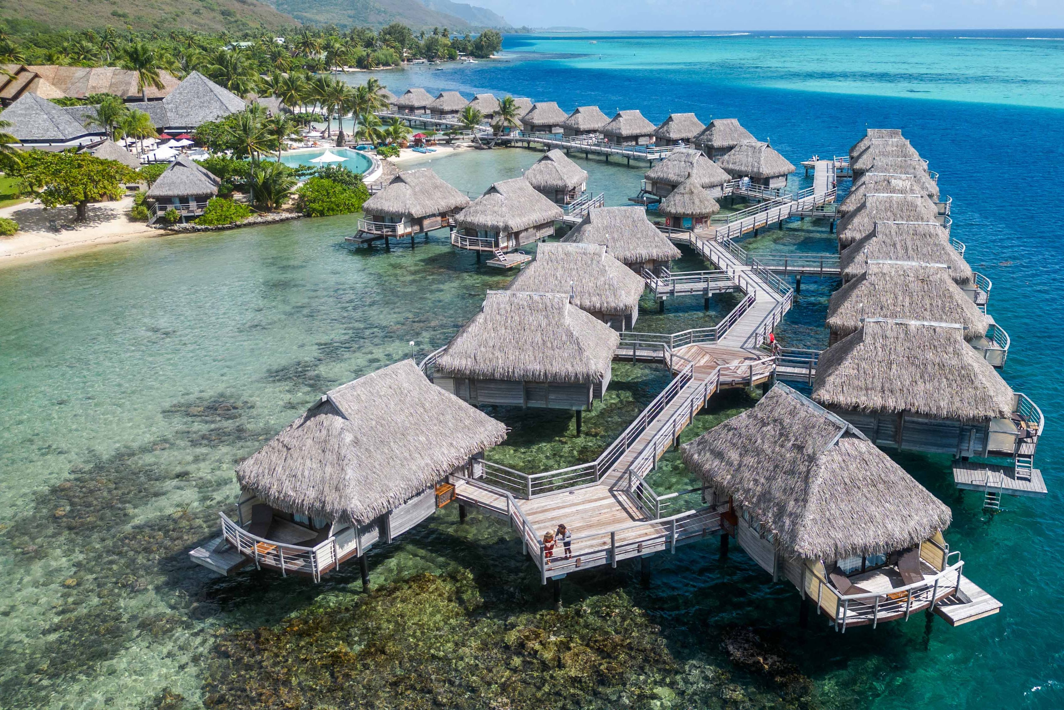 Frans-Polynesië Moorea Manava Beach Resort en Spa Overwater Bungalows