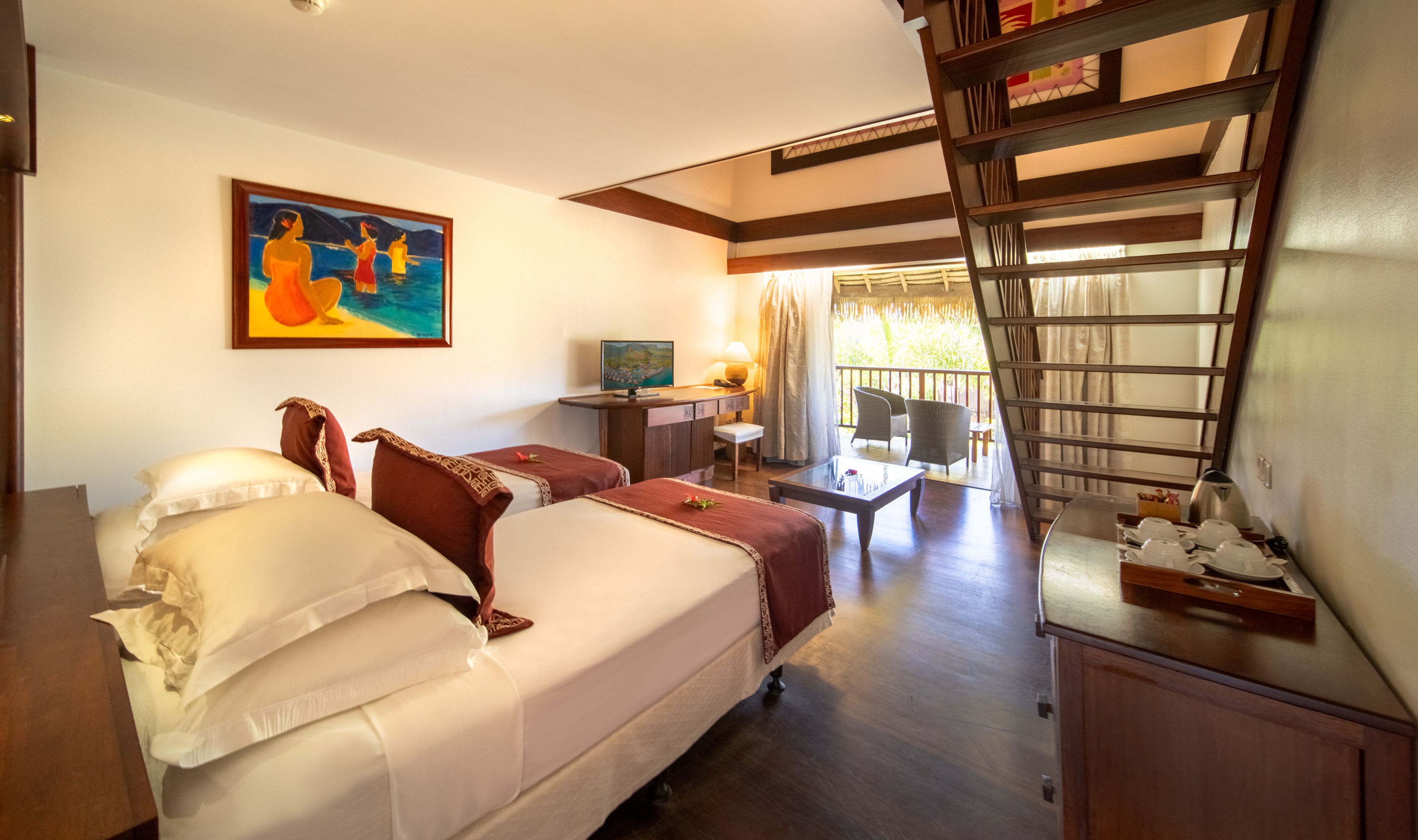 Frans-Polynesie Moorea Manava Beach Resort Spa Family Duplex