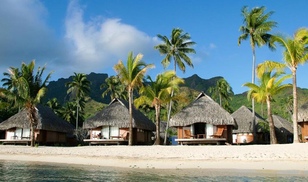 Frans-Polynesie Moorea Manava Beach Resort Spa Beach Bungalow