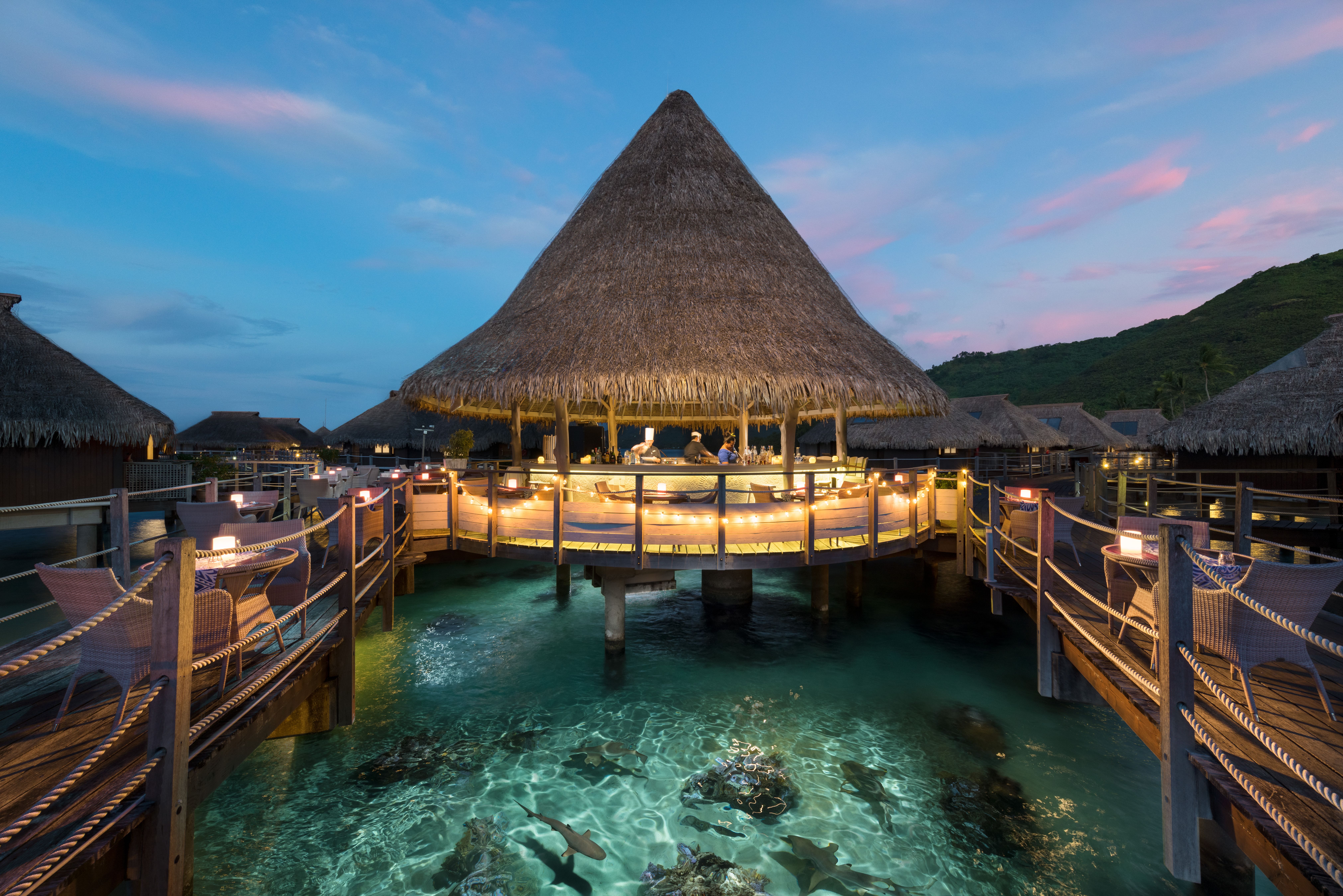 Frans-Polynesie Hilton Moorea Lagoon Resort Spa Restaurant